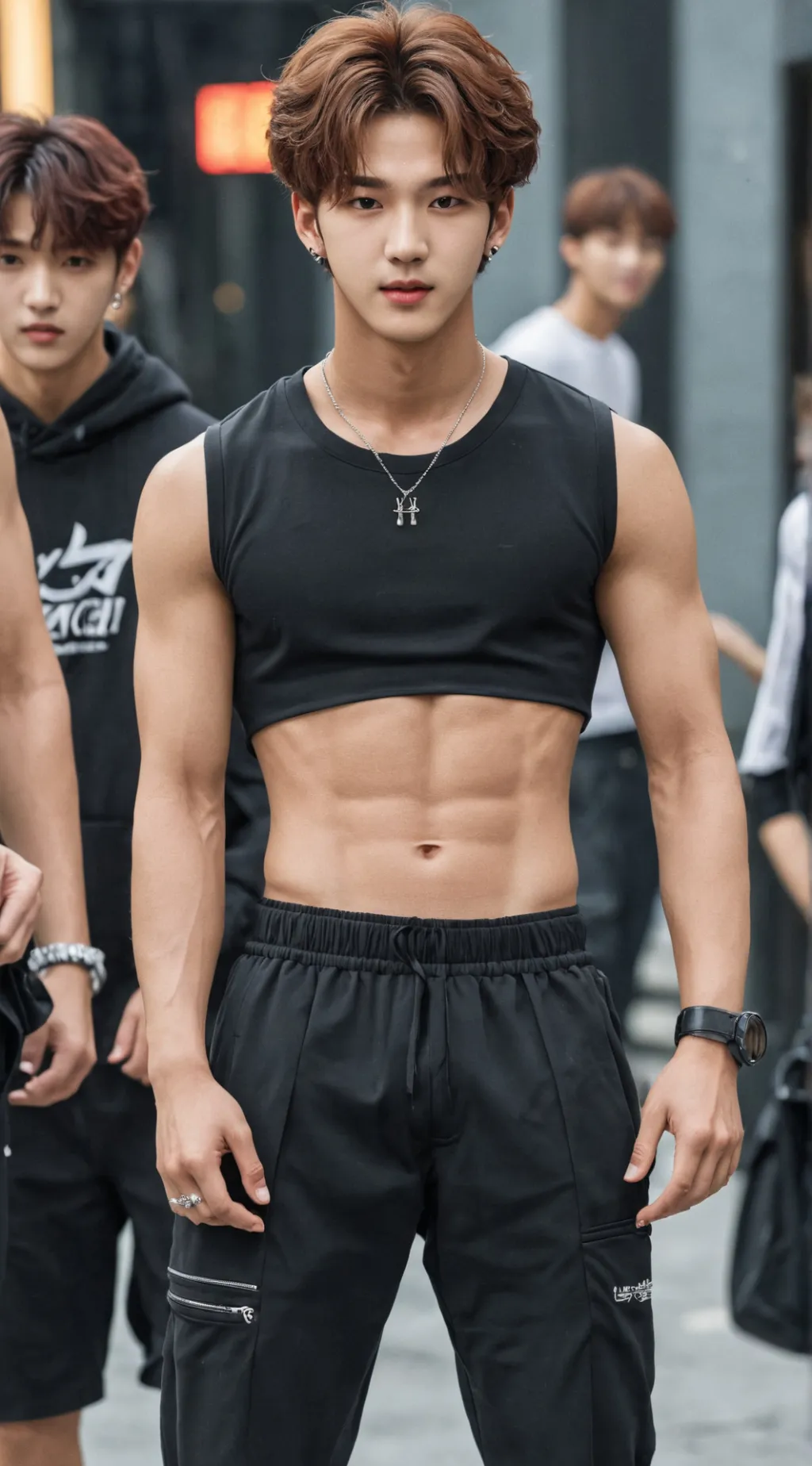 ai character: Straykids pickme 2 background