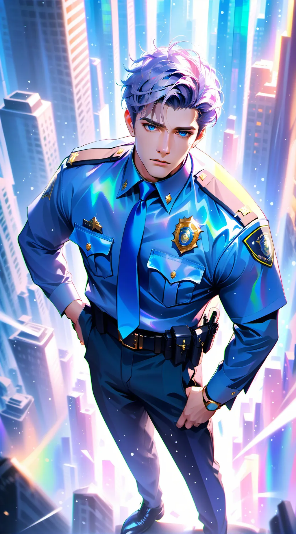 ai character: Police officer Dan background