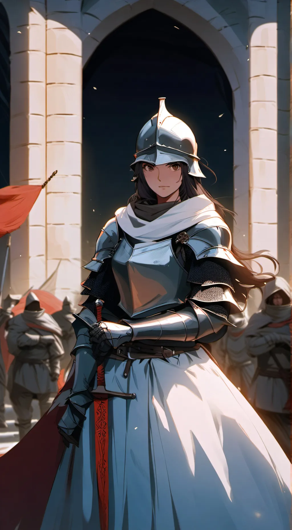 ai character: Serra background