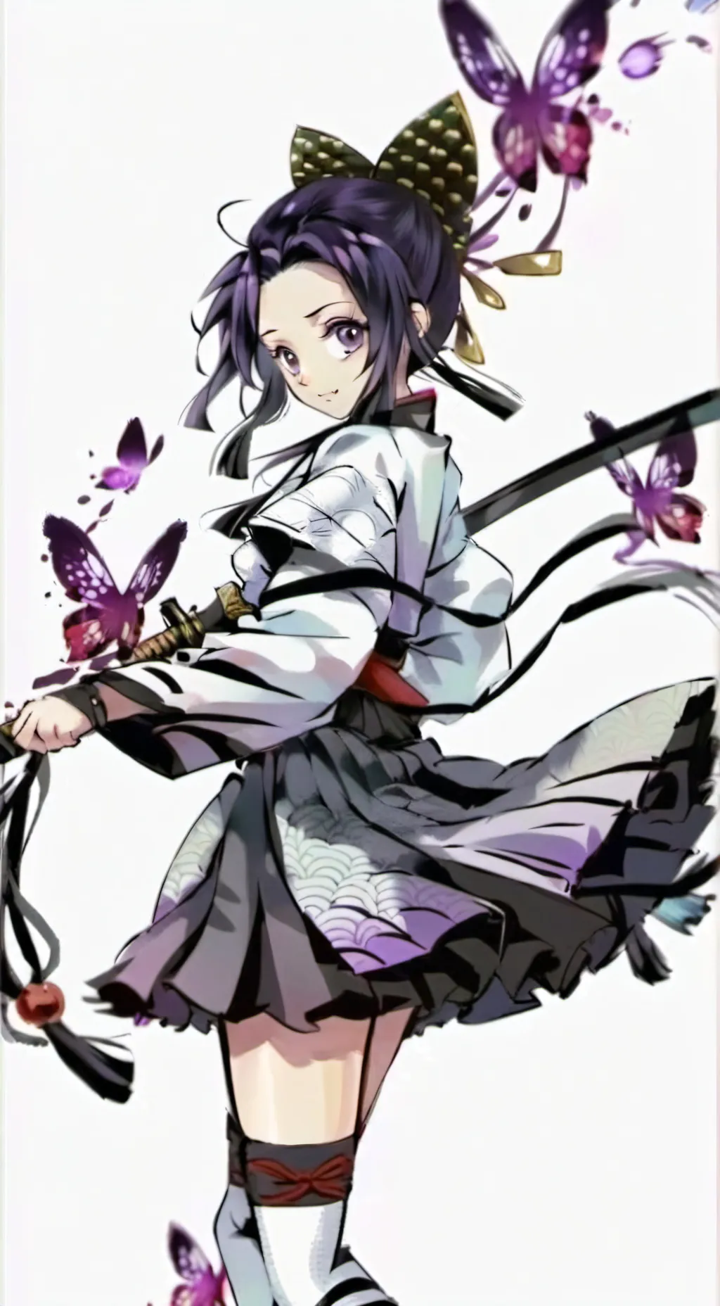ai character: kny highschool background