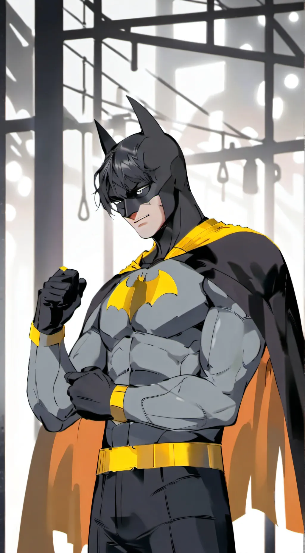 ai character: Batman  background