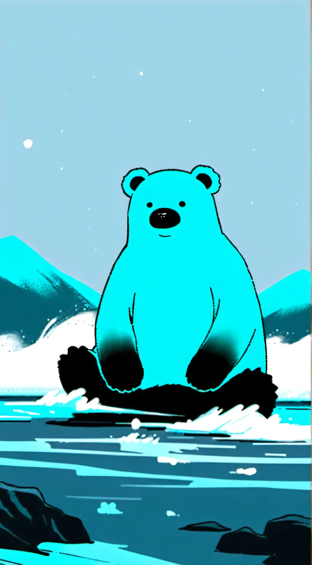 ai character: Sky background