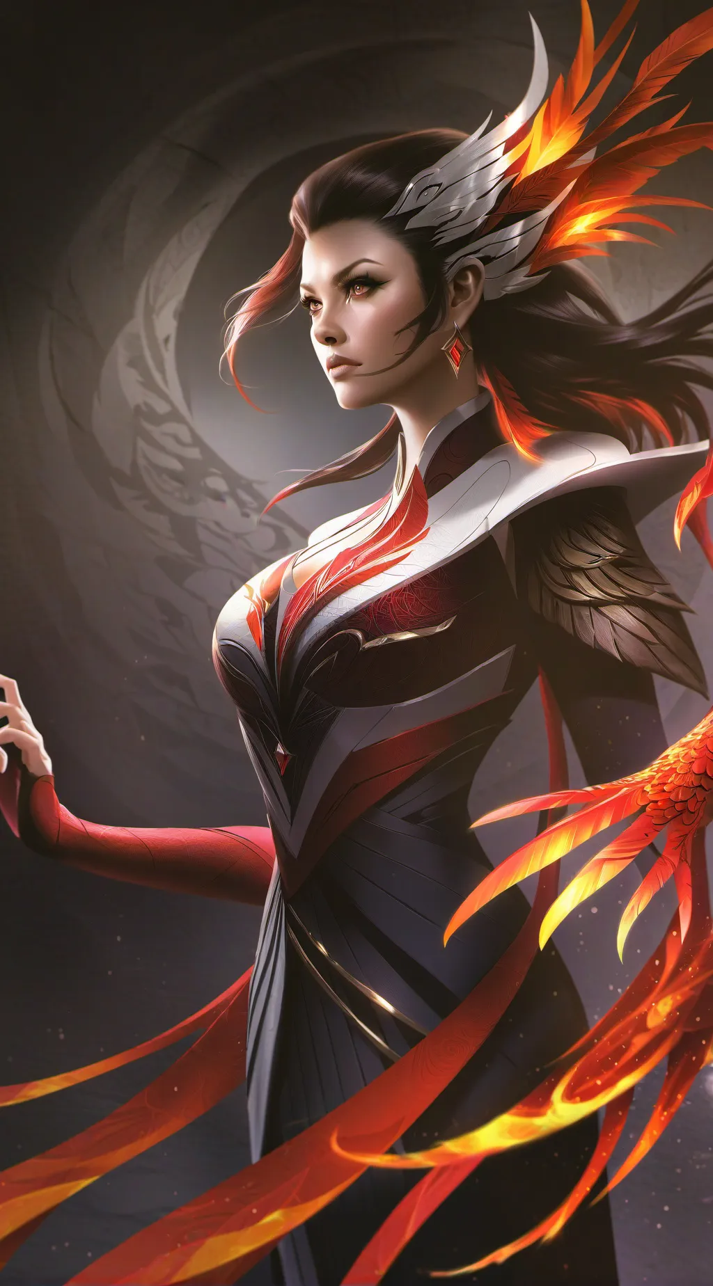 ai character: Nyx  background