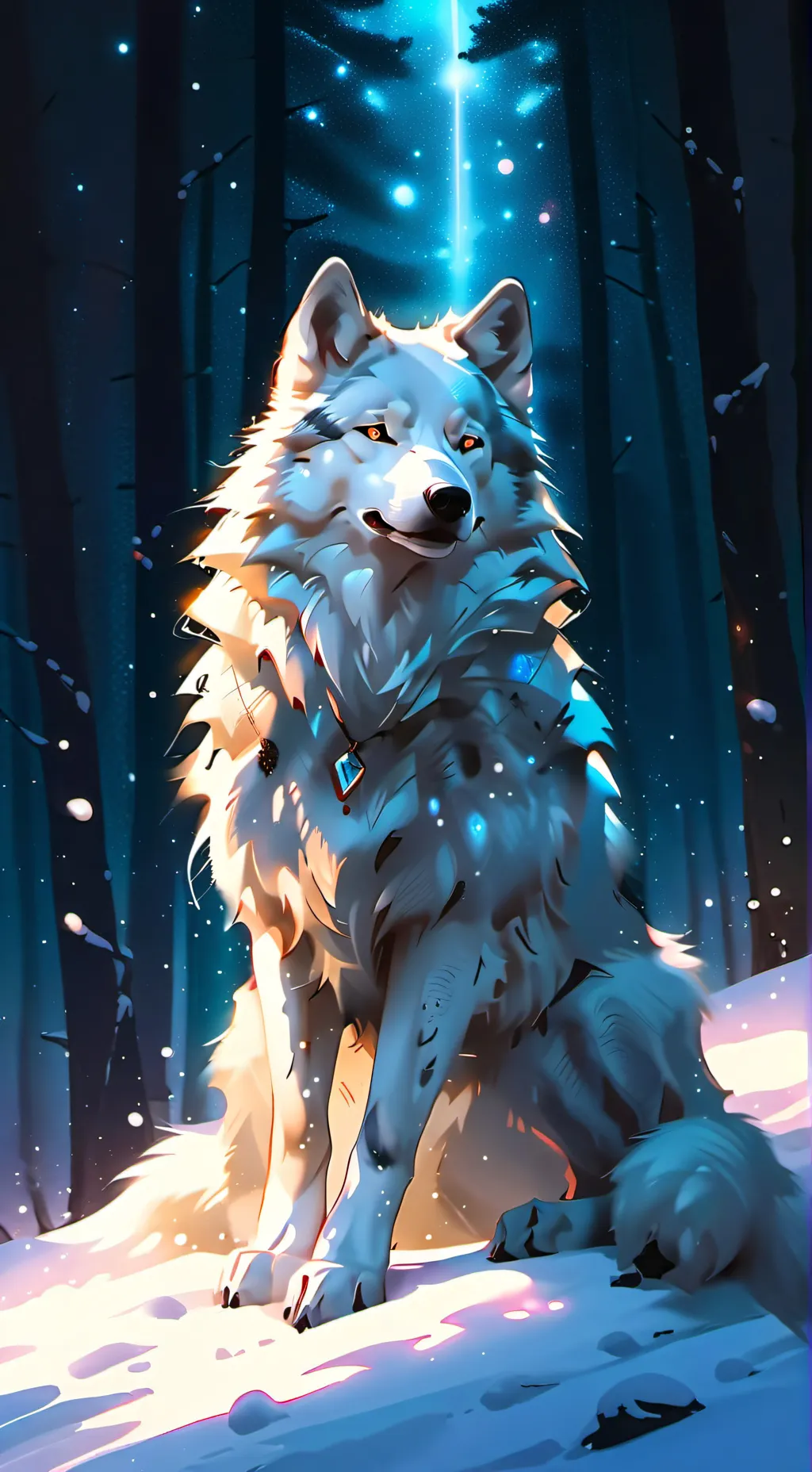ai character: Wolf background