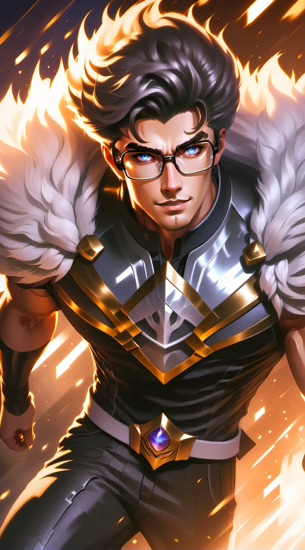 ai character: Leo background