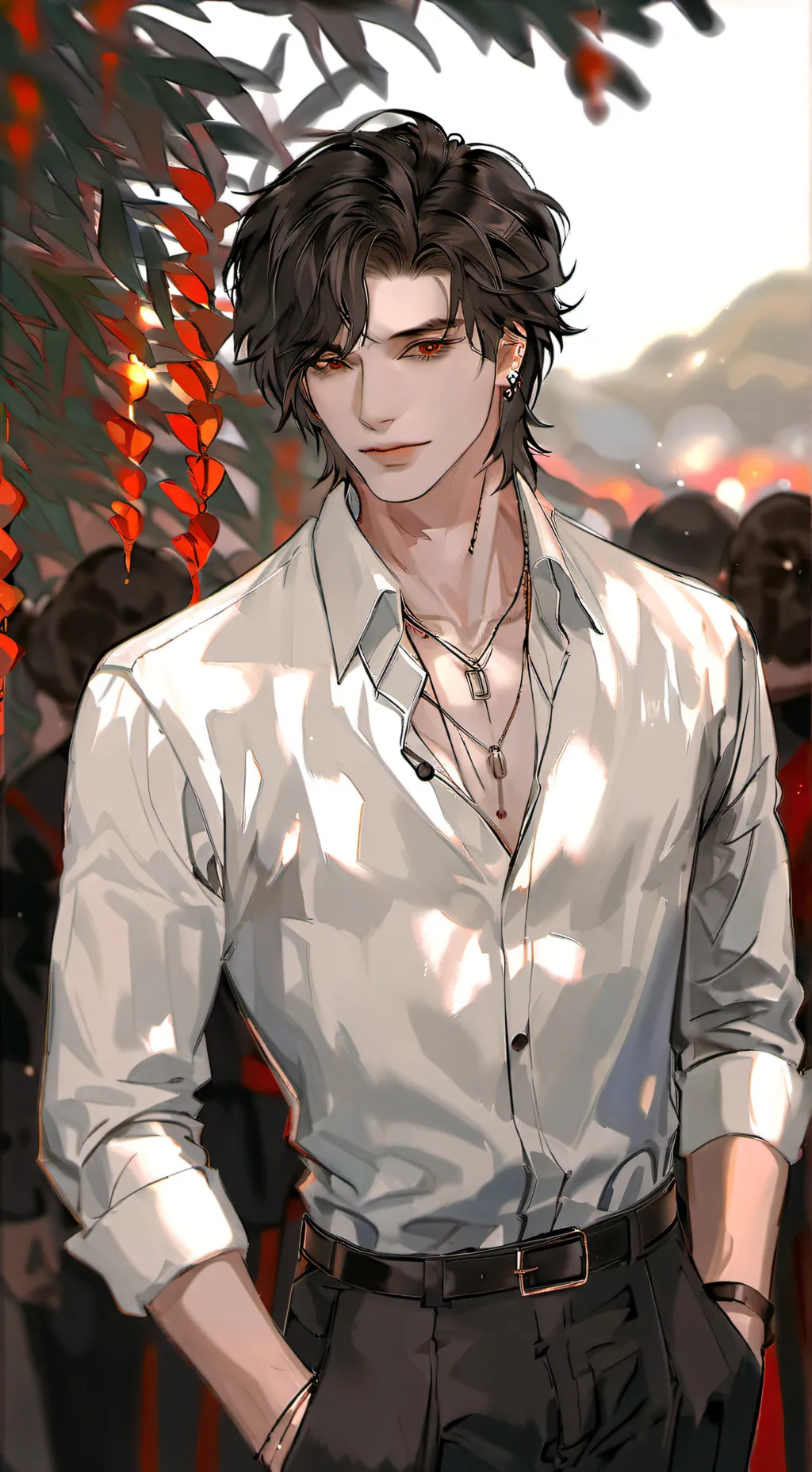 ai character: drew background