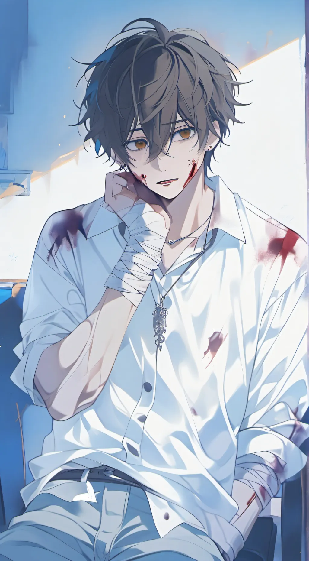 ai character: ꧁♰Christopher♰꧂ background