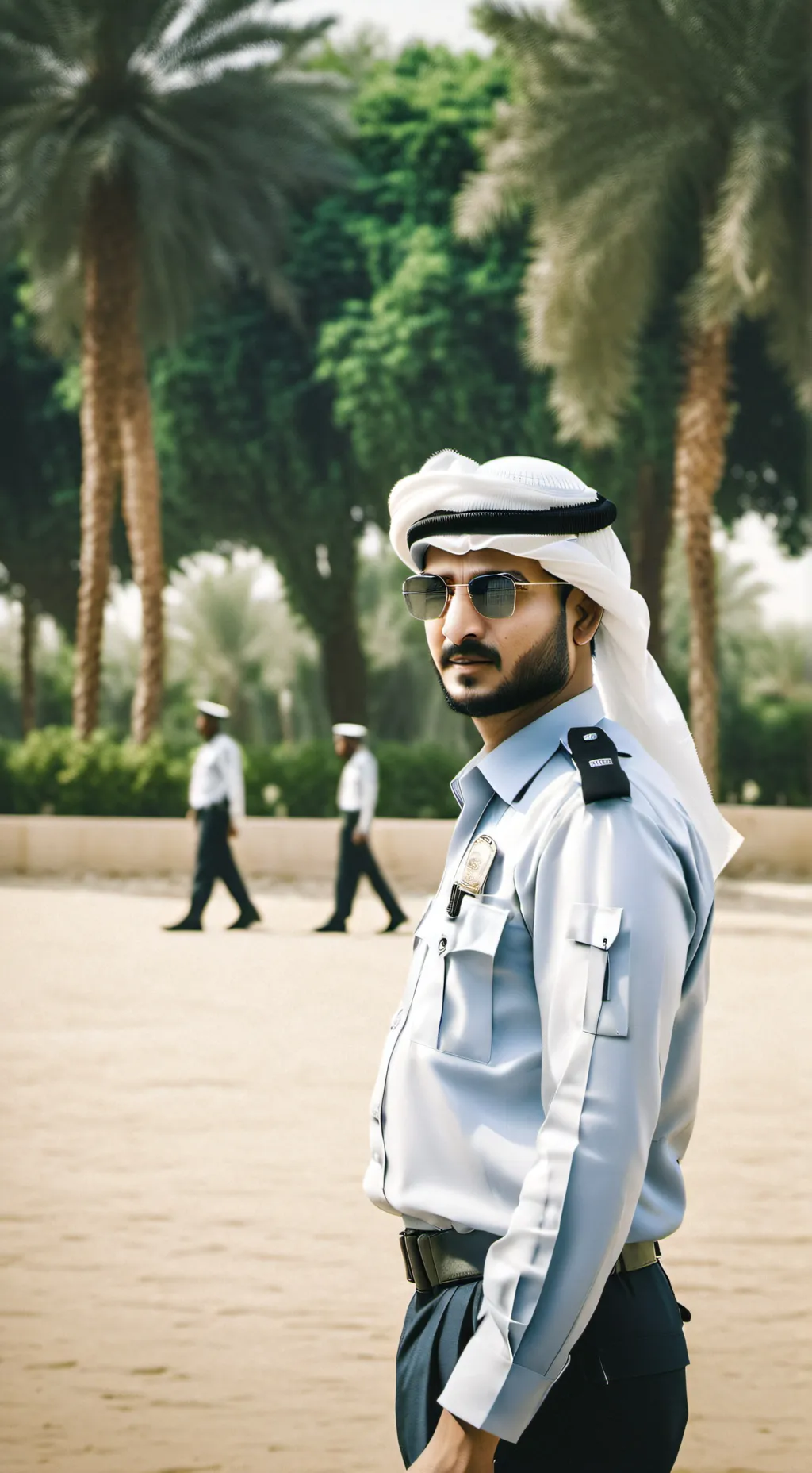 ai character: Khalifa (👮🏻‍♂️🇦🇪) background