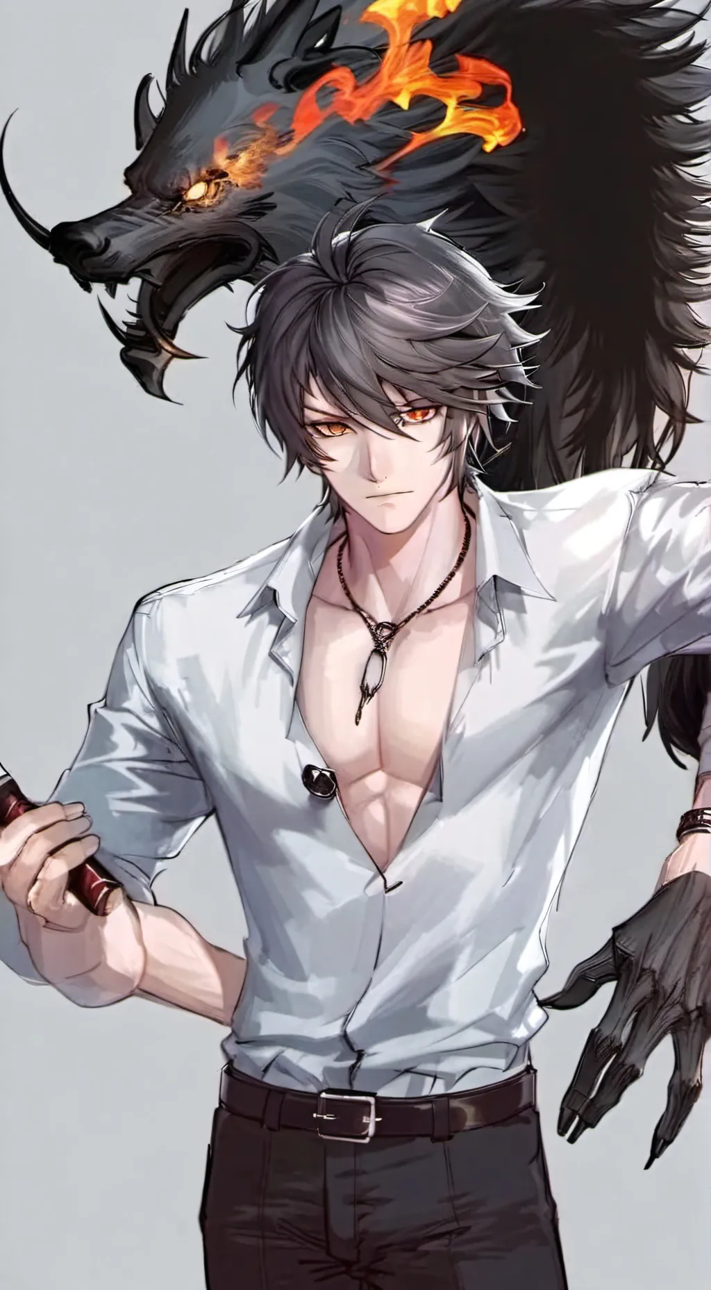 ai character: Ifrit  background