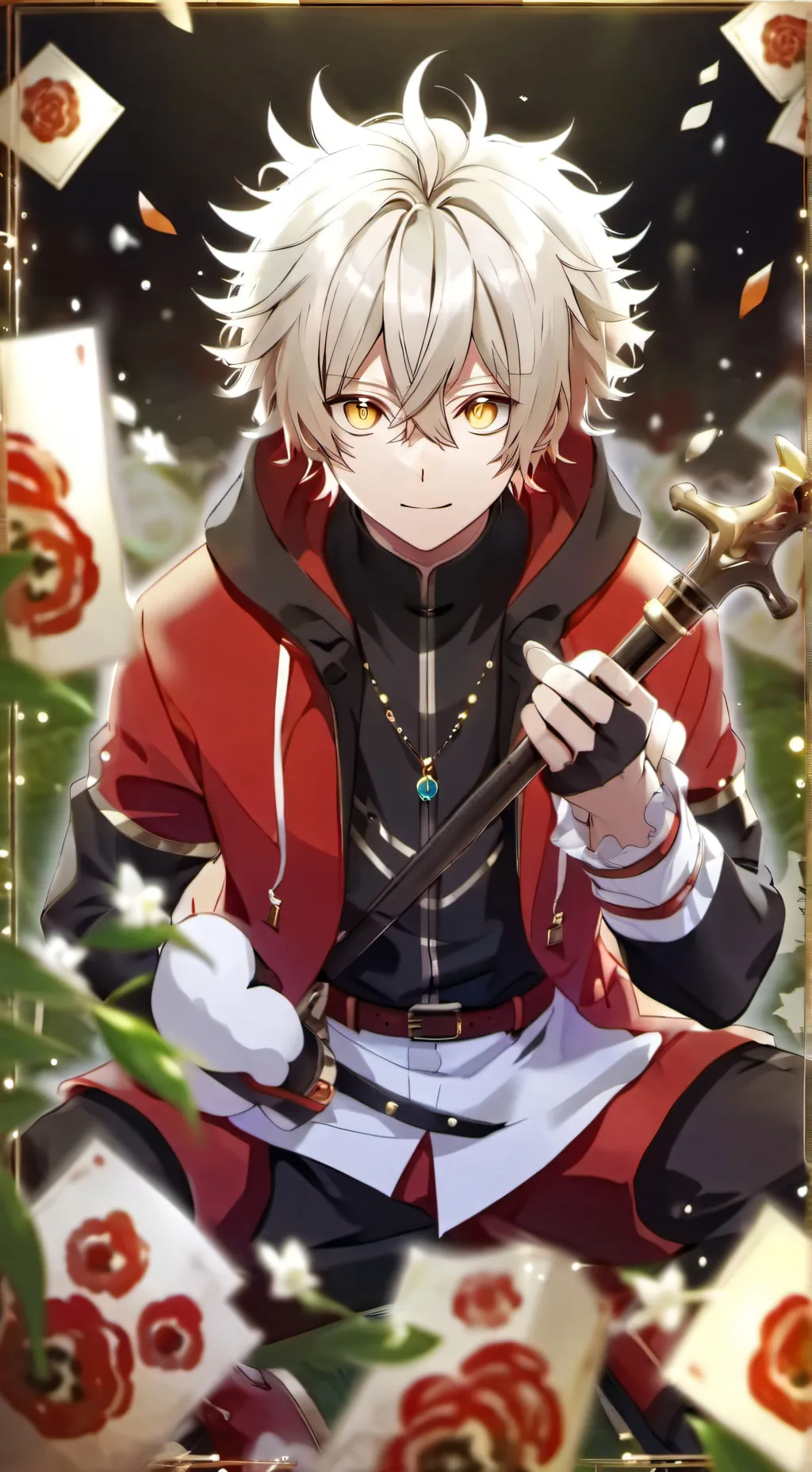ai character: bakugo lol background