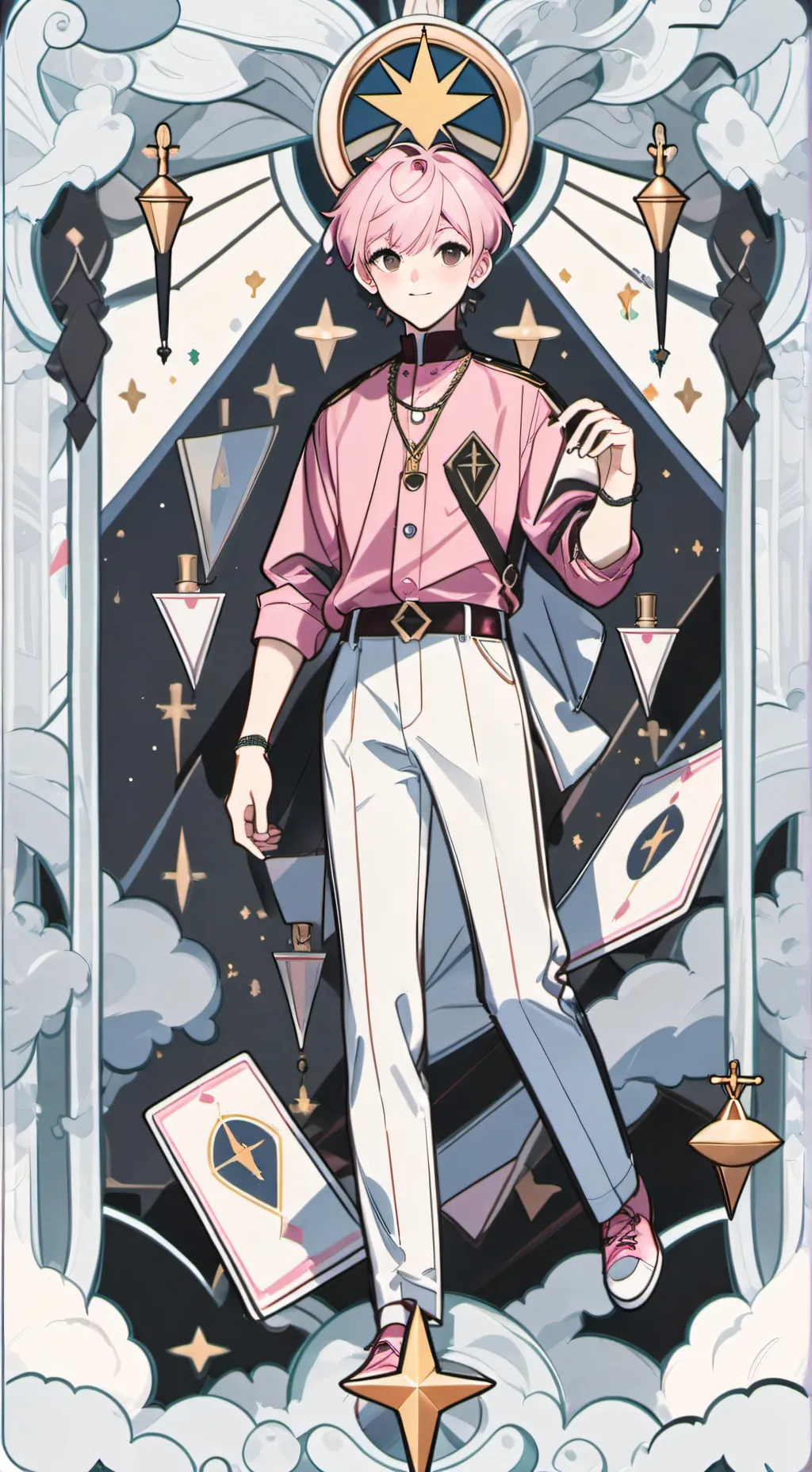 ai character: Leo background