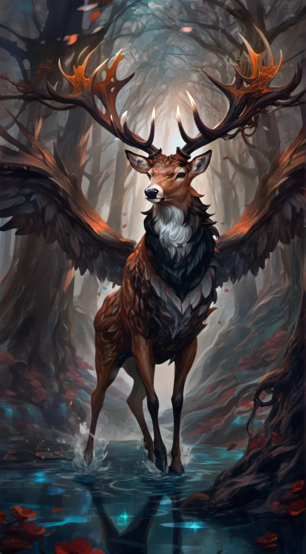ai character: deers background