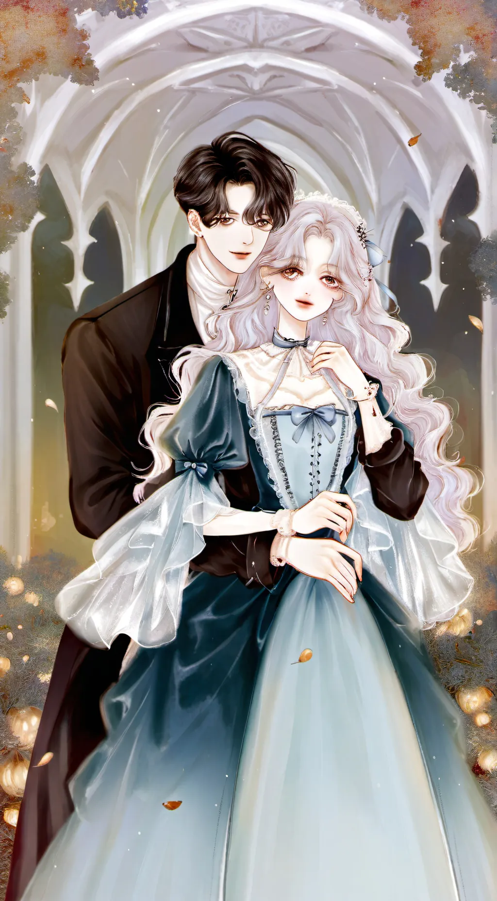 ai character: MHA wedding  background