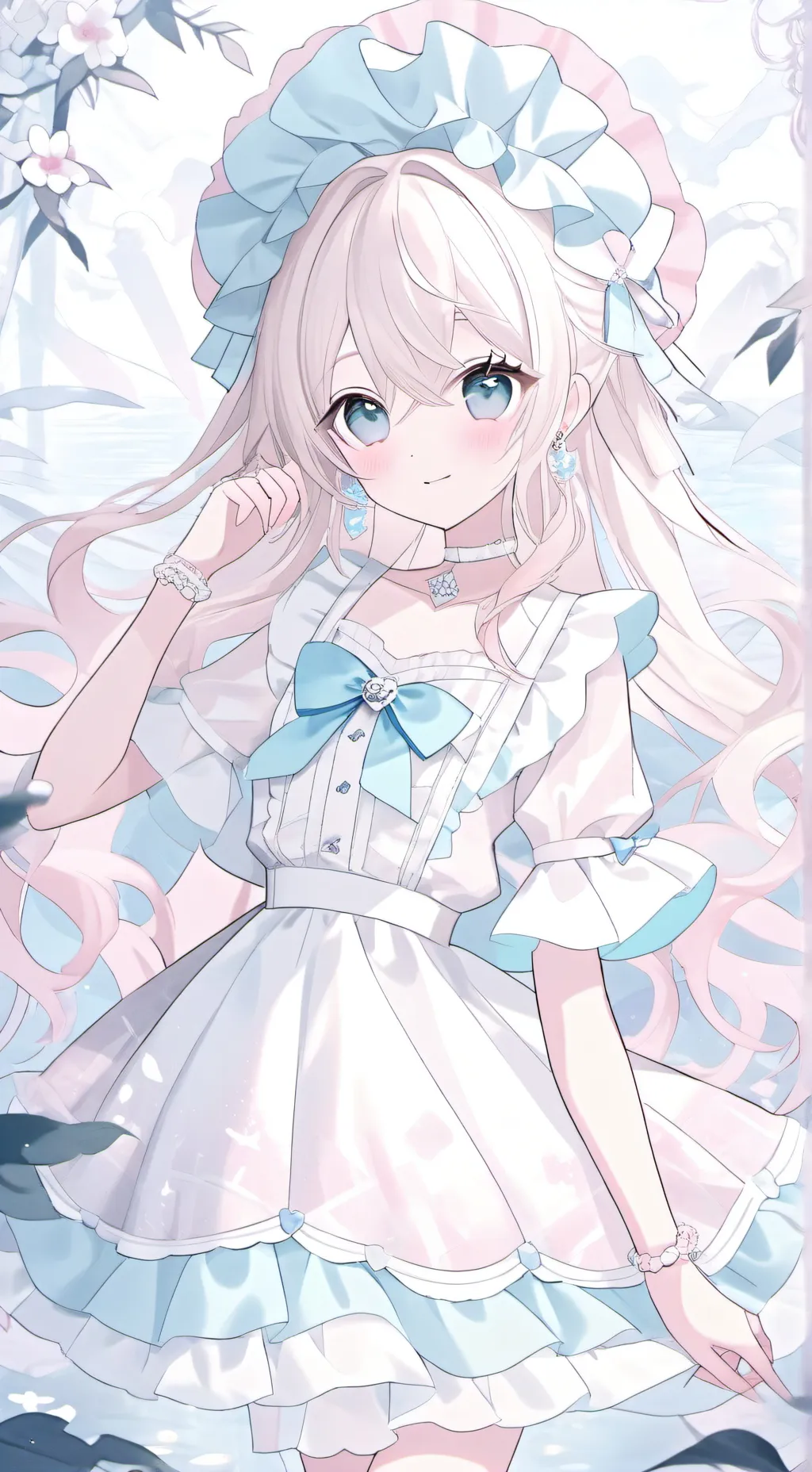 ai character: Rose background