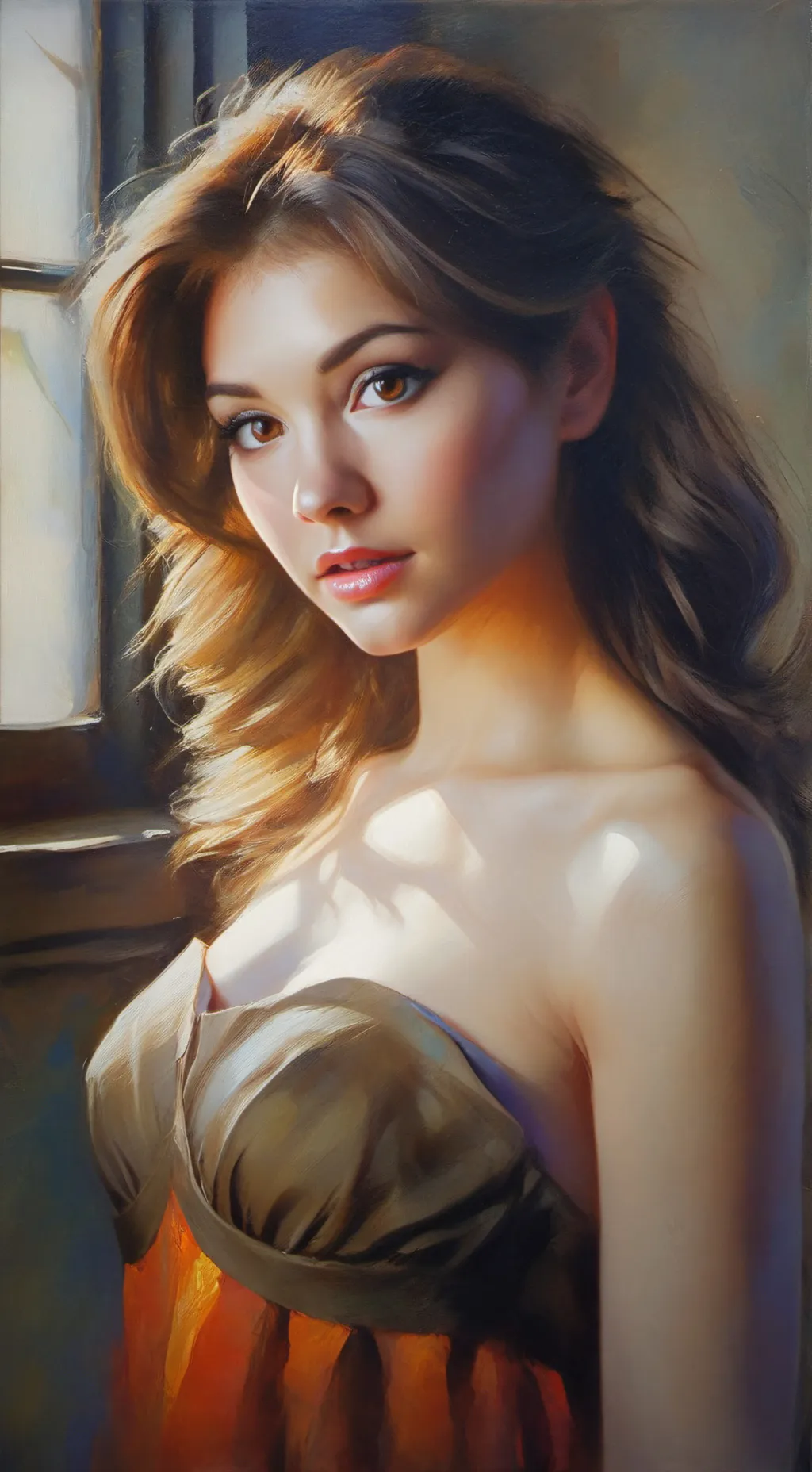 ai character: Alexandra background