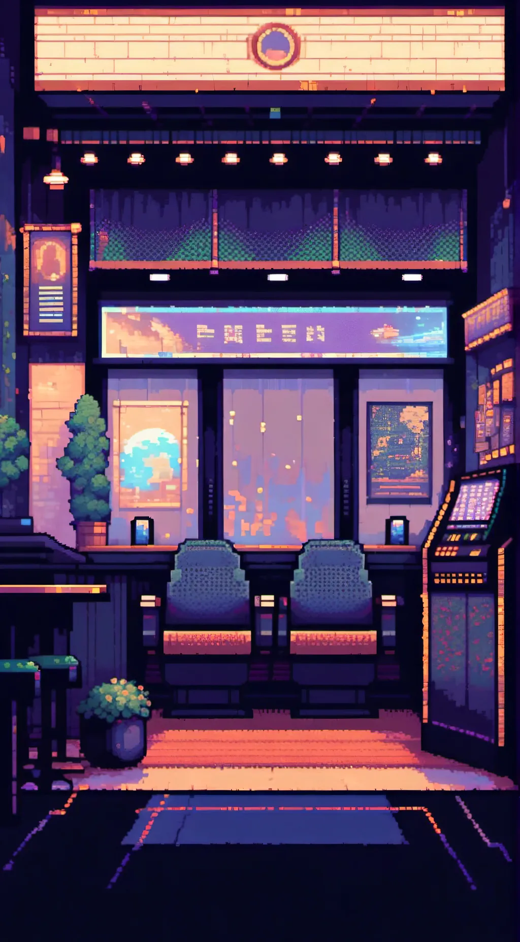 ai character: THEATER 🎭🍿 background