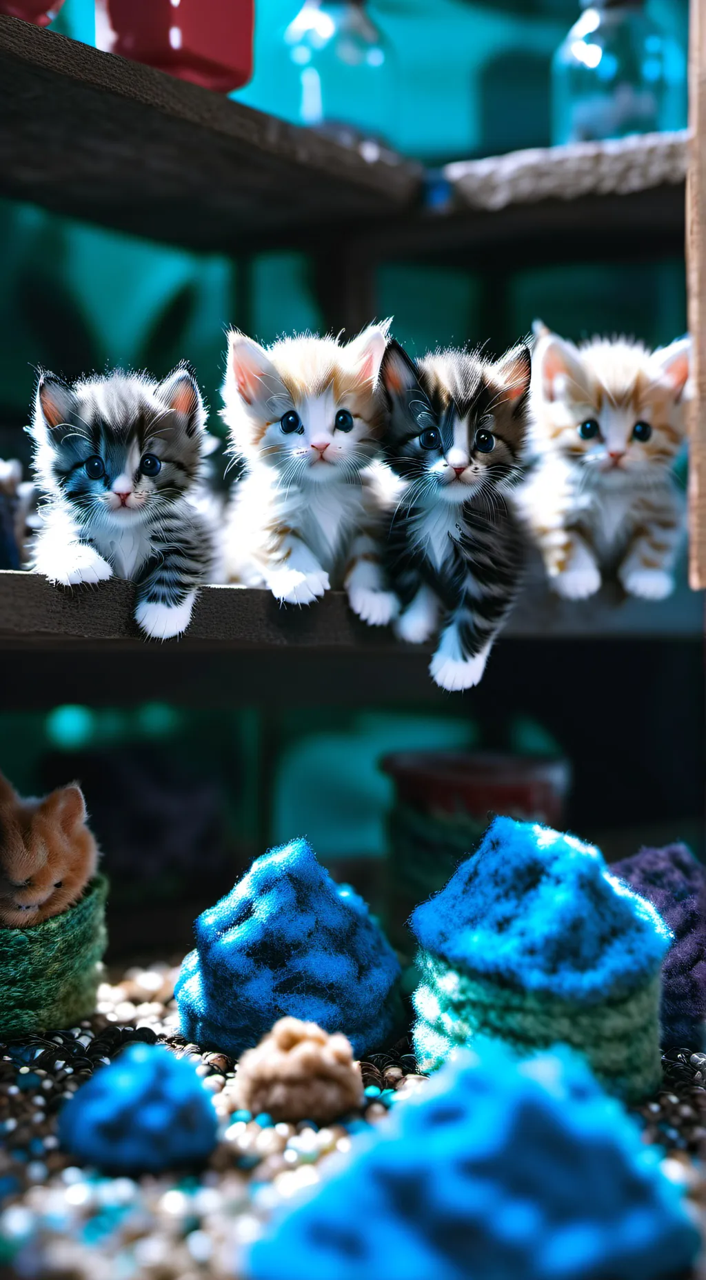 ai character: Kittens 🐈 background