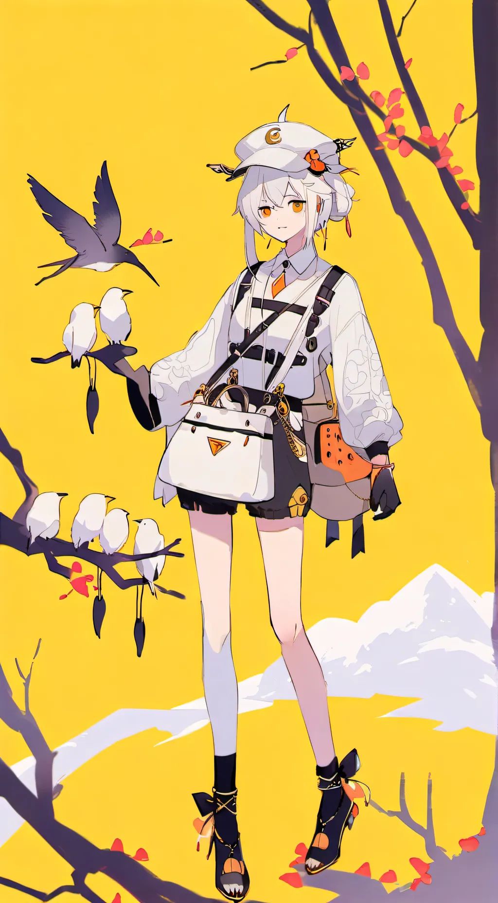 ai character: class 1A party  background