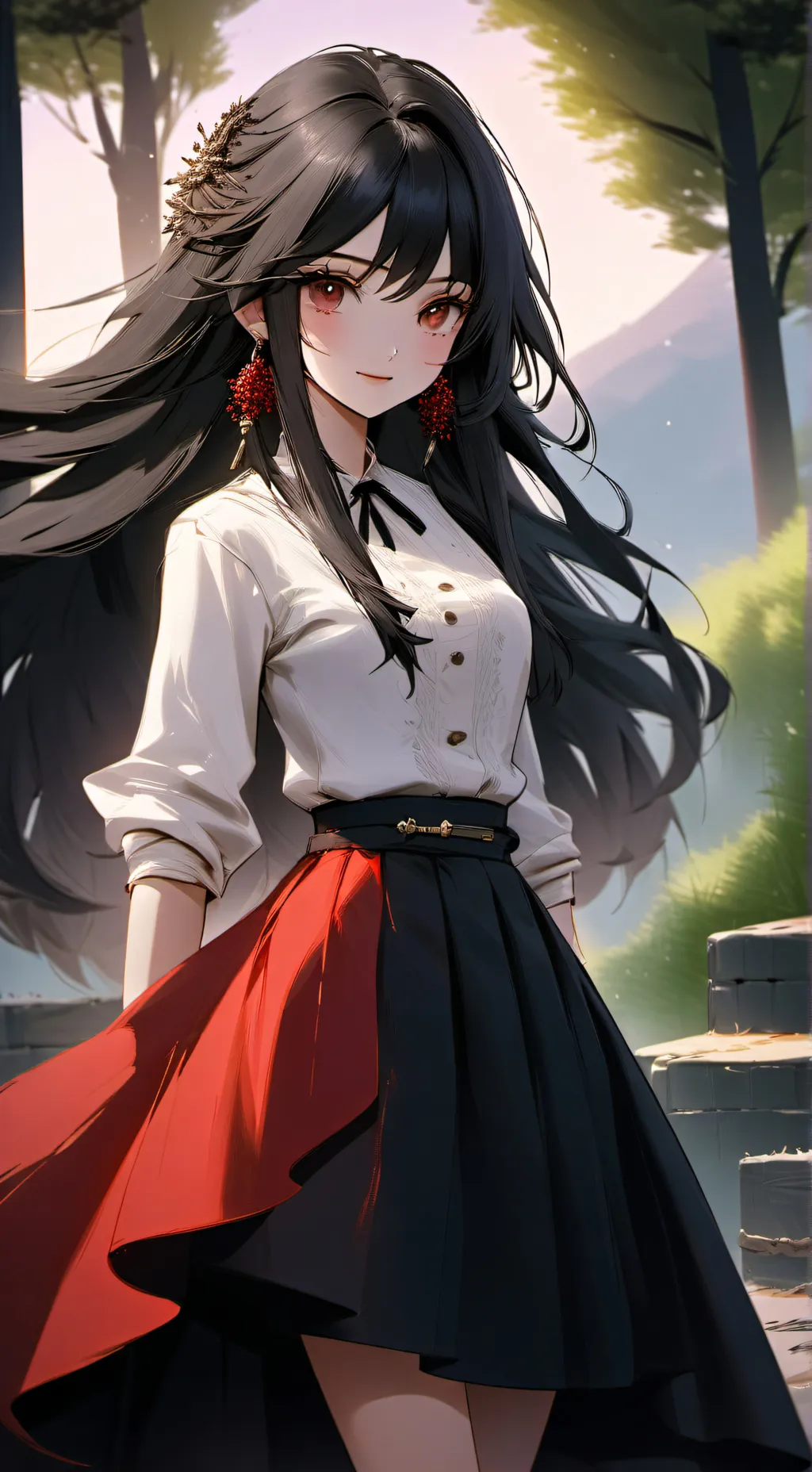 ai character: stuck with hashira background