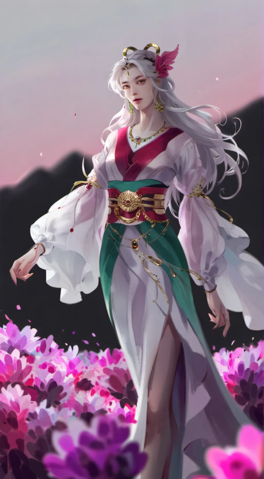 ai character: ? background