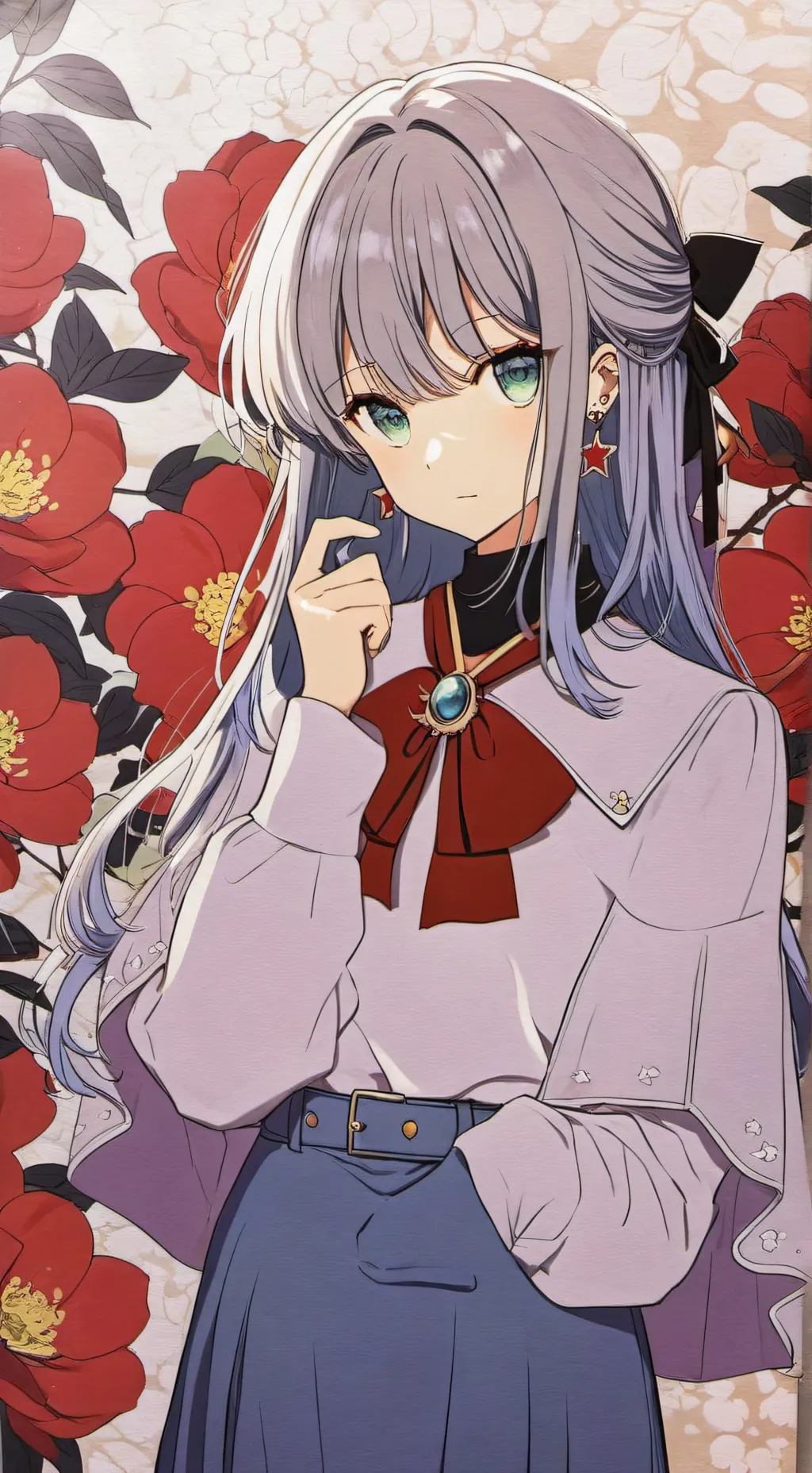 ai character: Sara  background