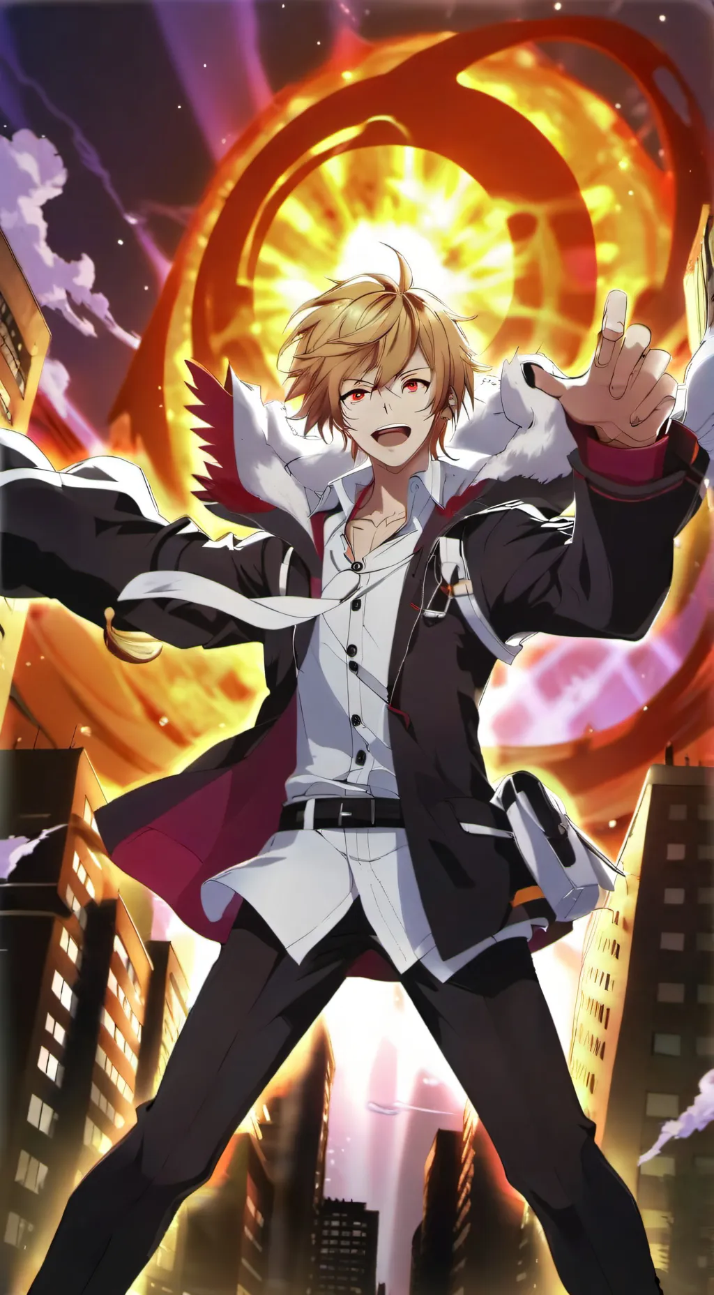 ai character: Mha background