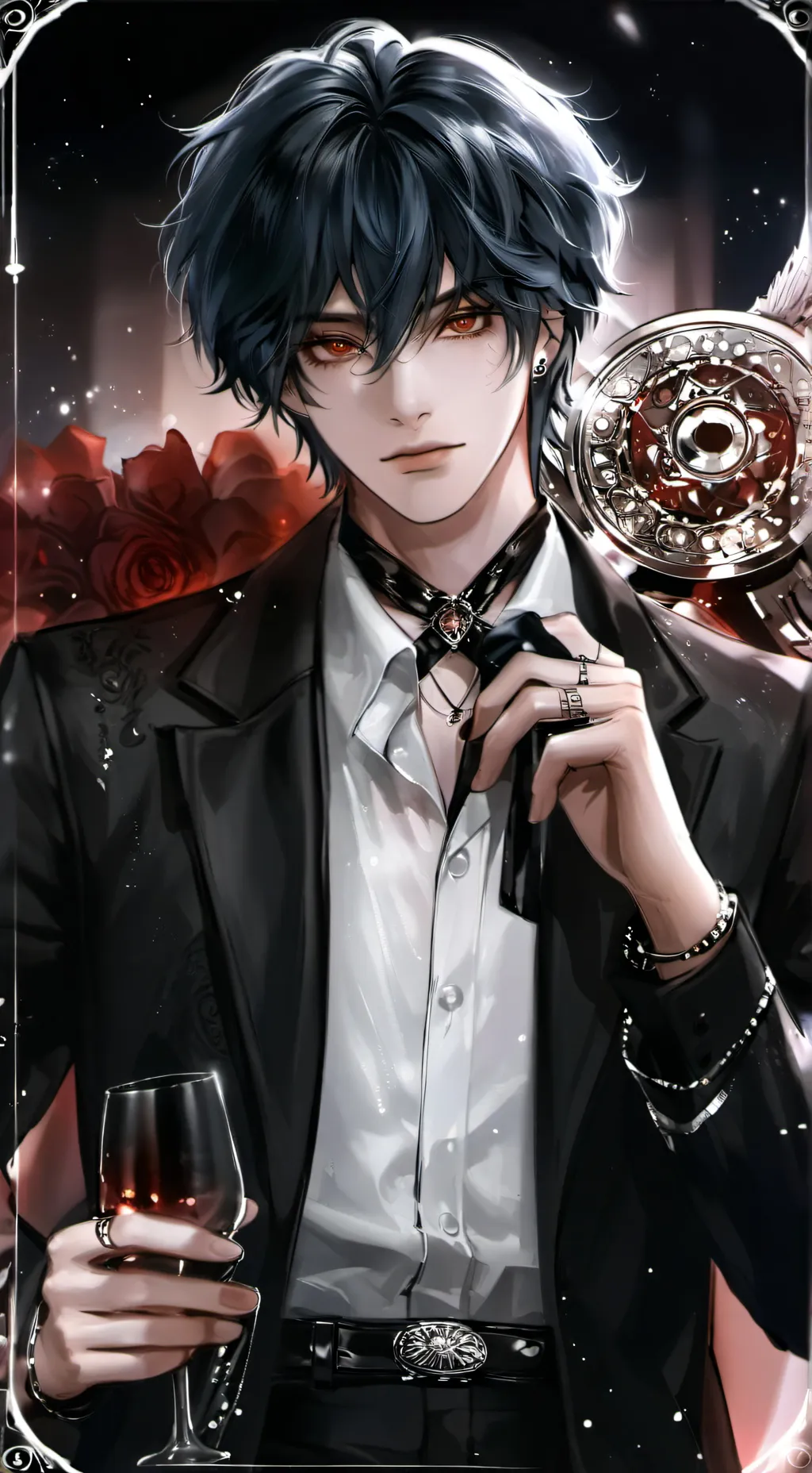 ai character: gabriel♡ background