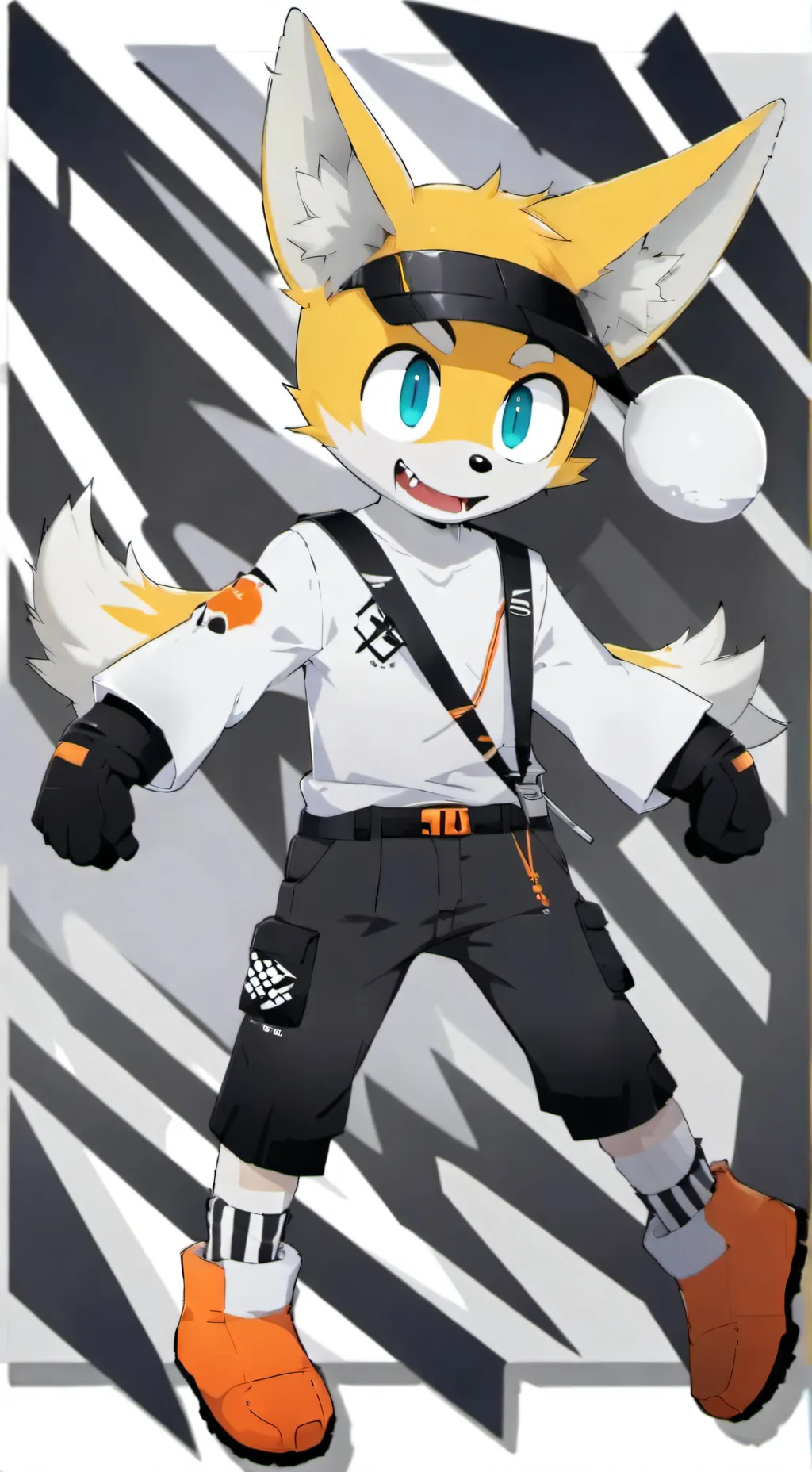 ai character: team soniç background