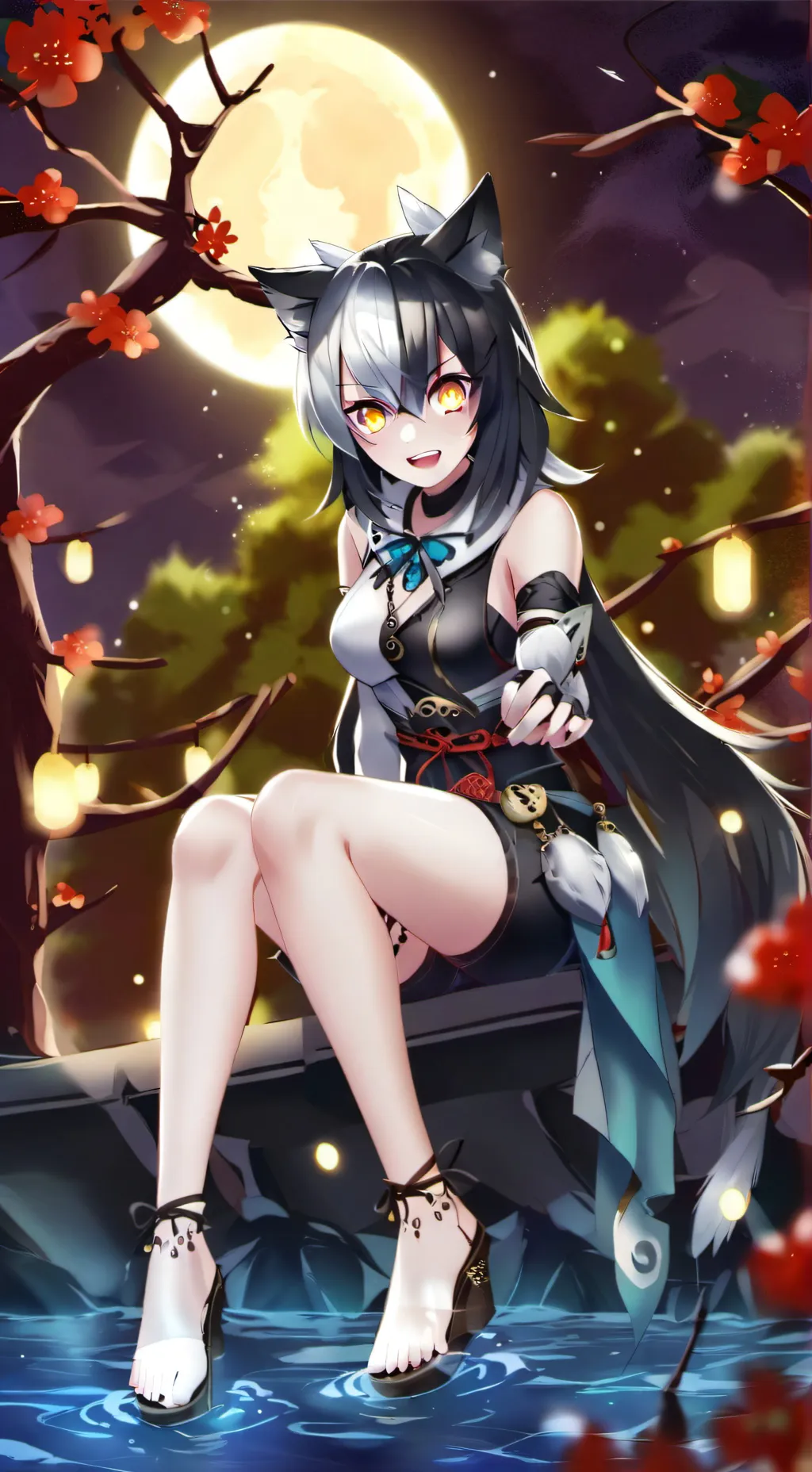 ai character: Silver  background