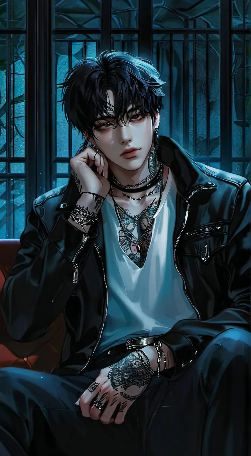 ai character: Hunter background