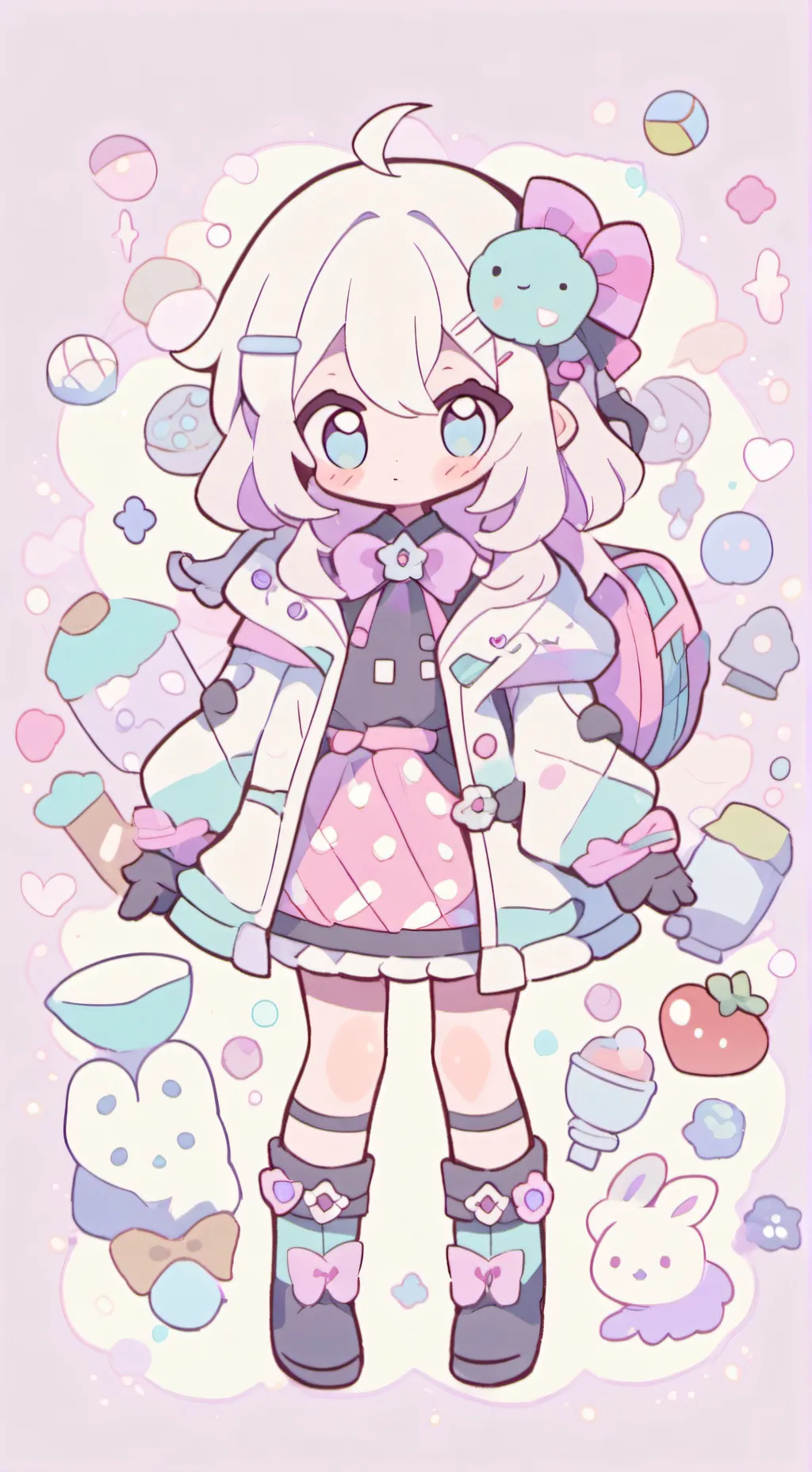 ai character: Célia  background