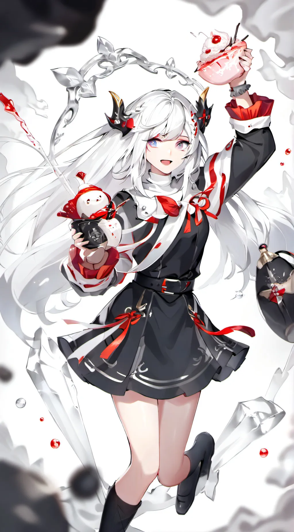 ai character: Running from sm💅 background