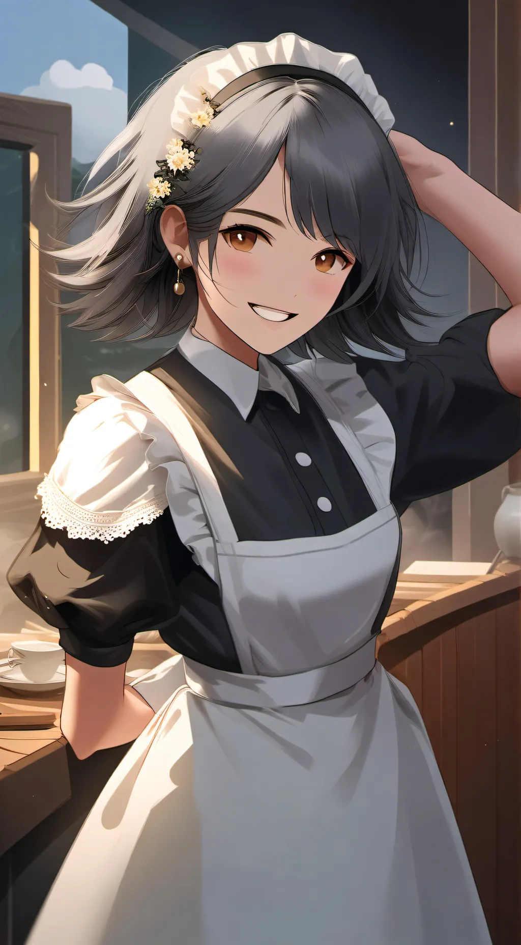 ai character: Danganronpa reacts background