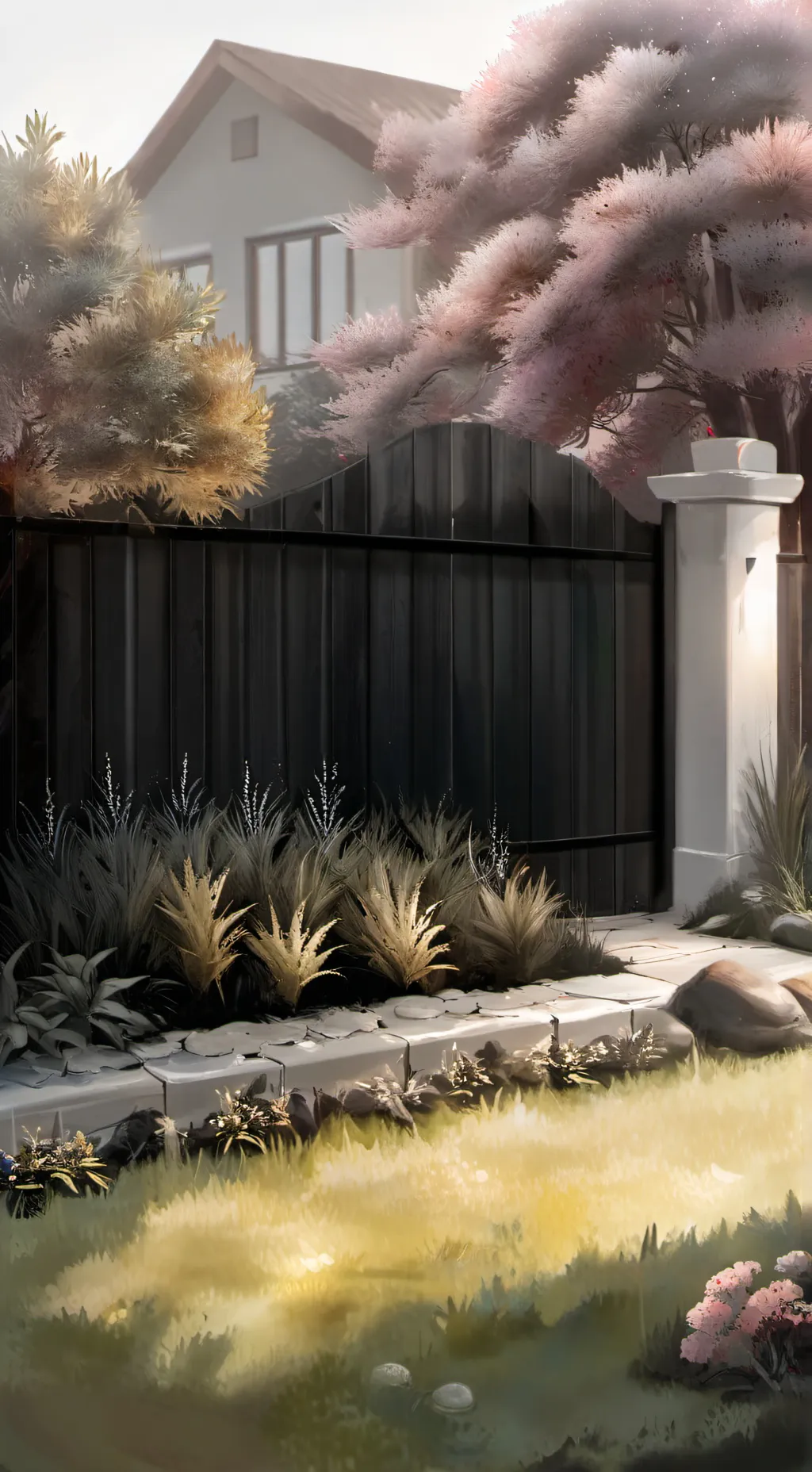ai character: Grass ￼ background