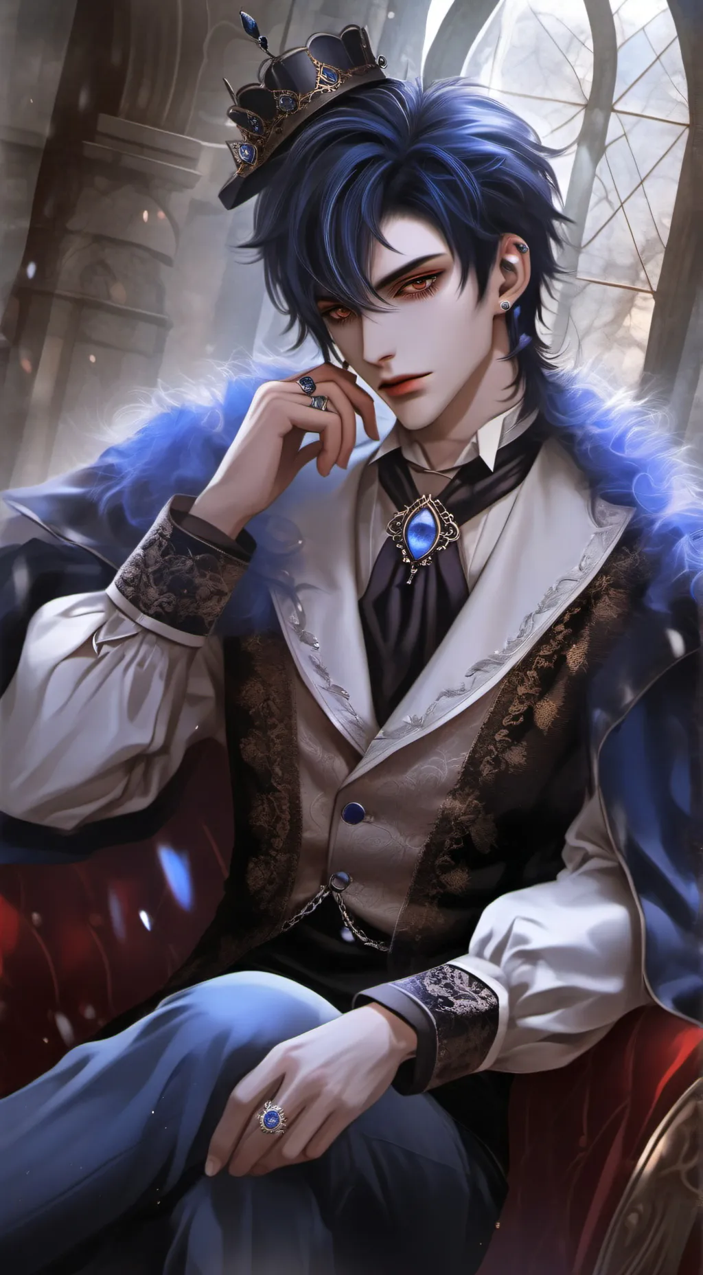 ai character: Xavier  background