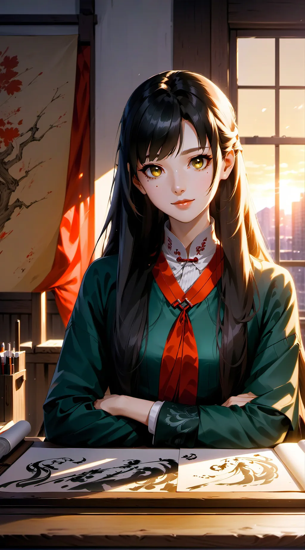 ai character: Himeko background