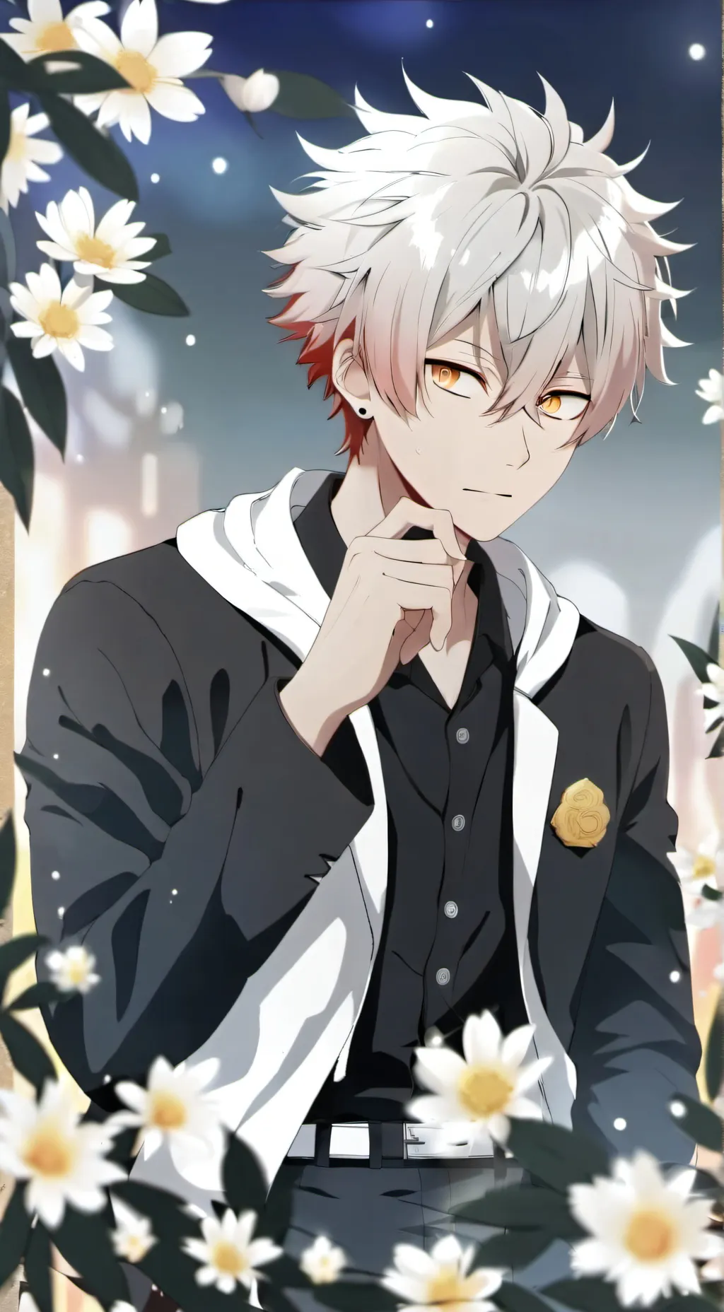 ai character: bakugou sick background