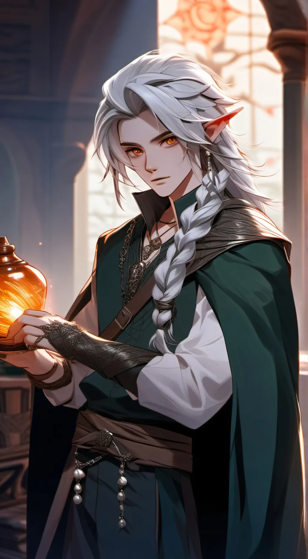 ai character: Kaelith Arandor background