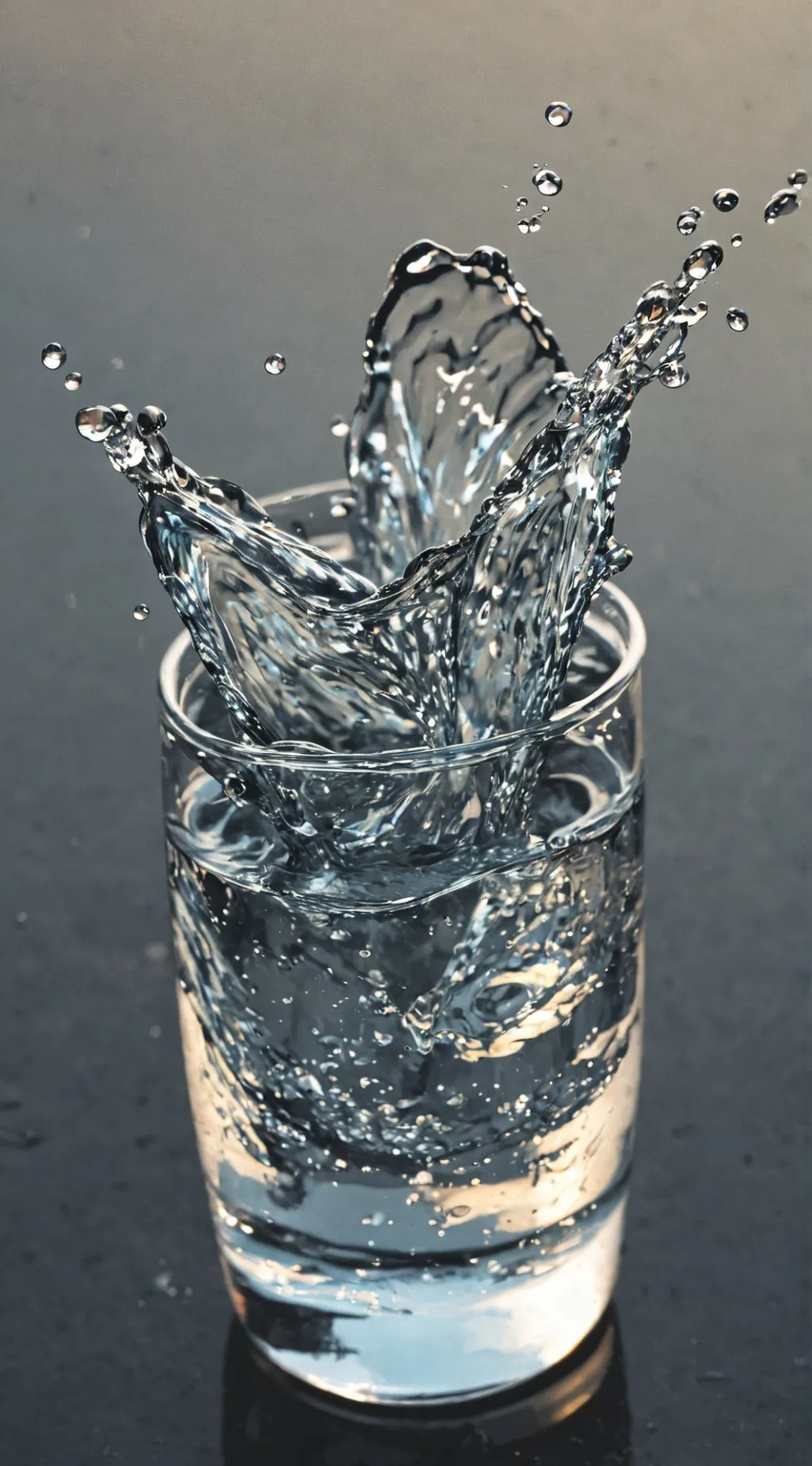 ai character: Water background