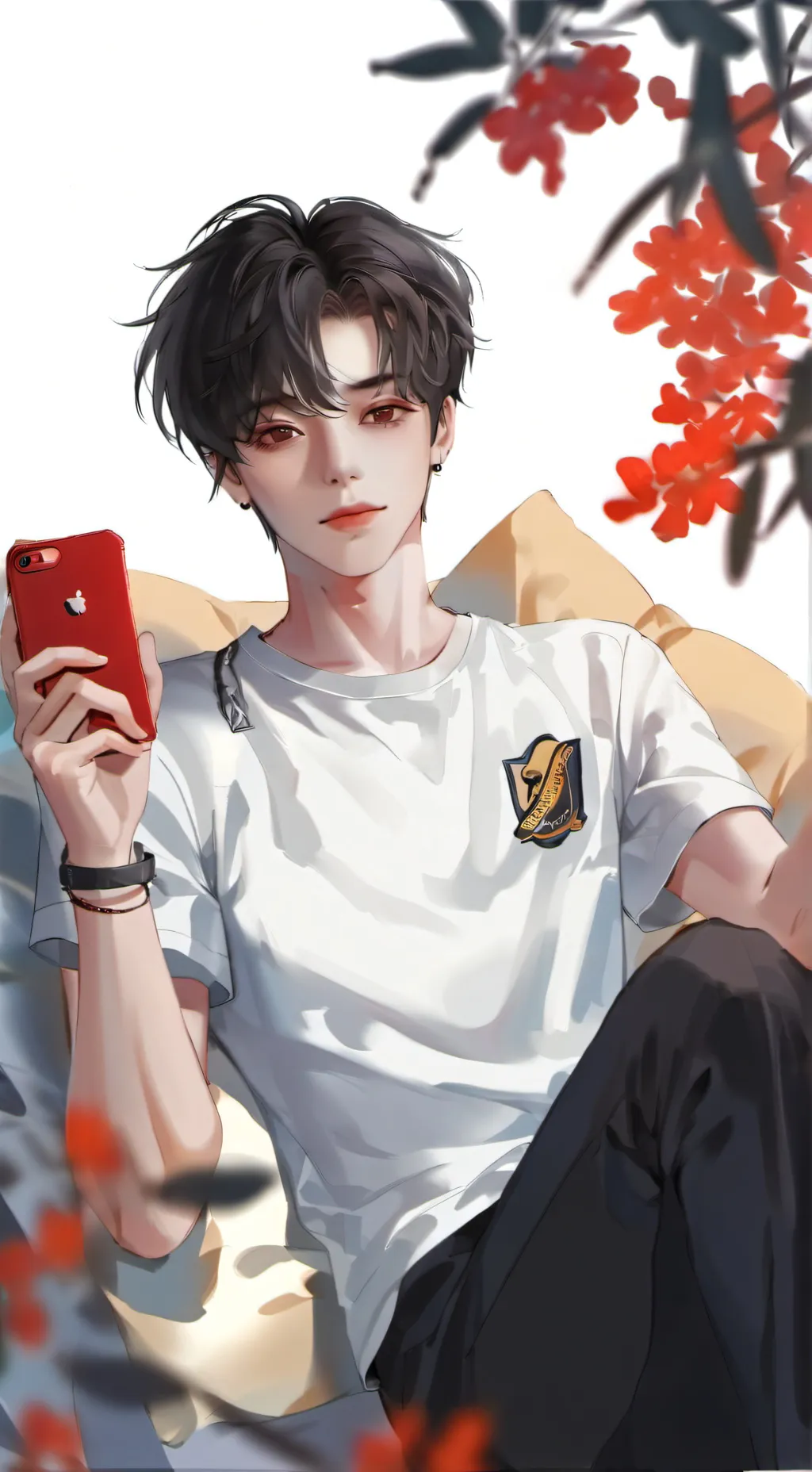 ai character: Ash background