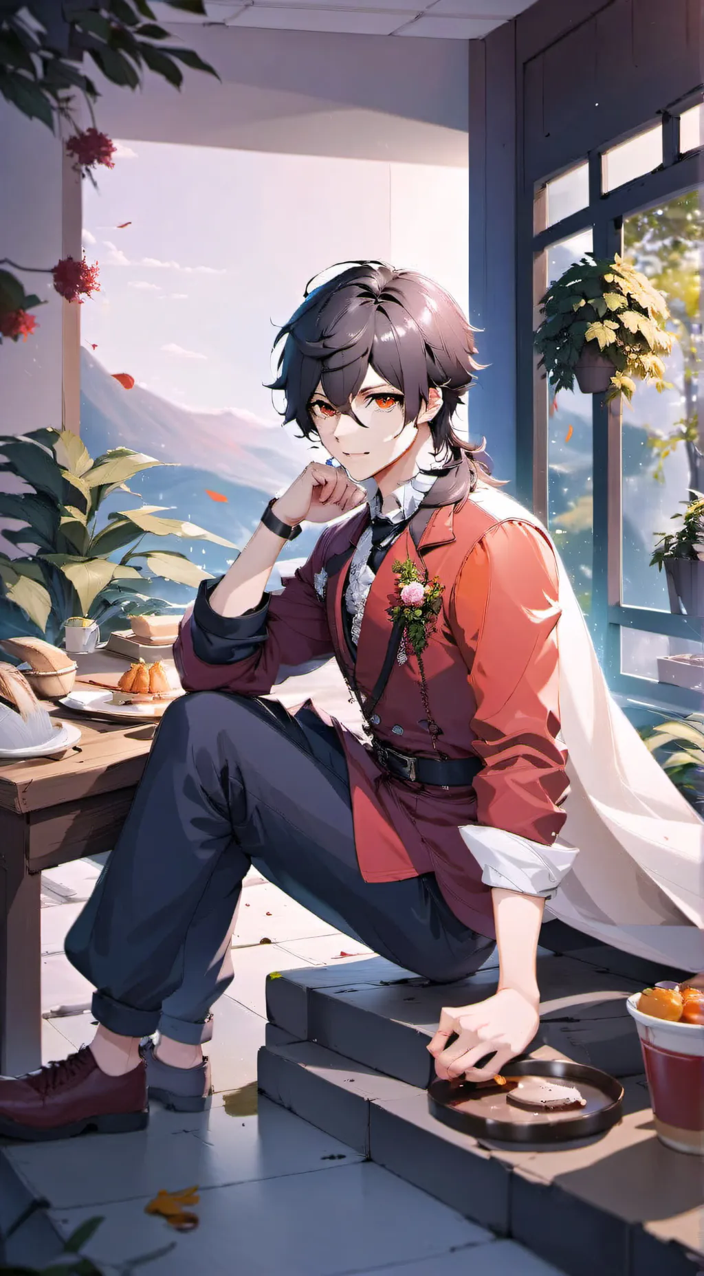 ai character: X background