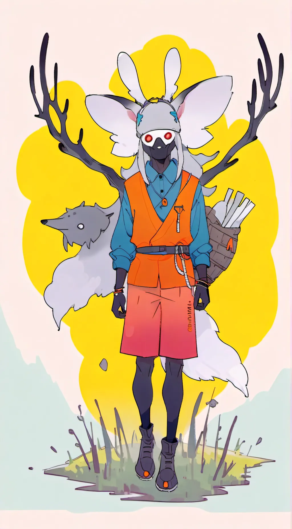 ai character: ushanda  background