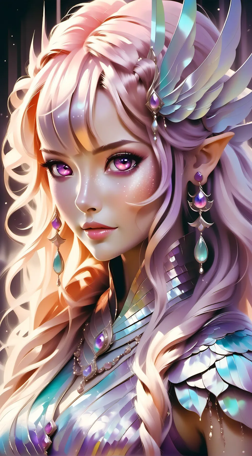 ai character: Courtney  background