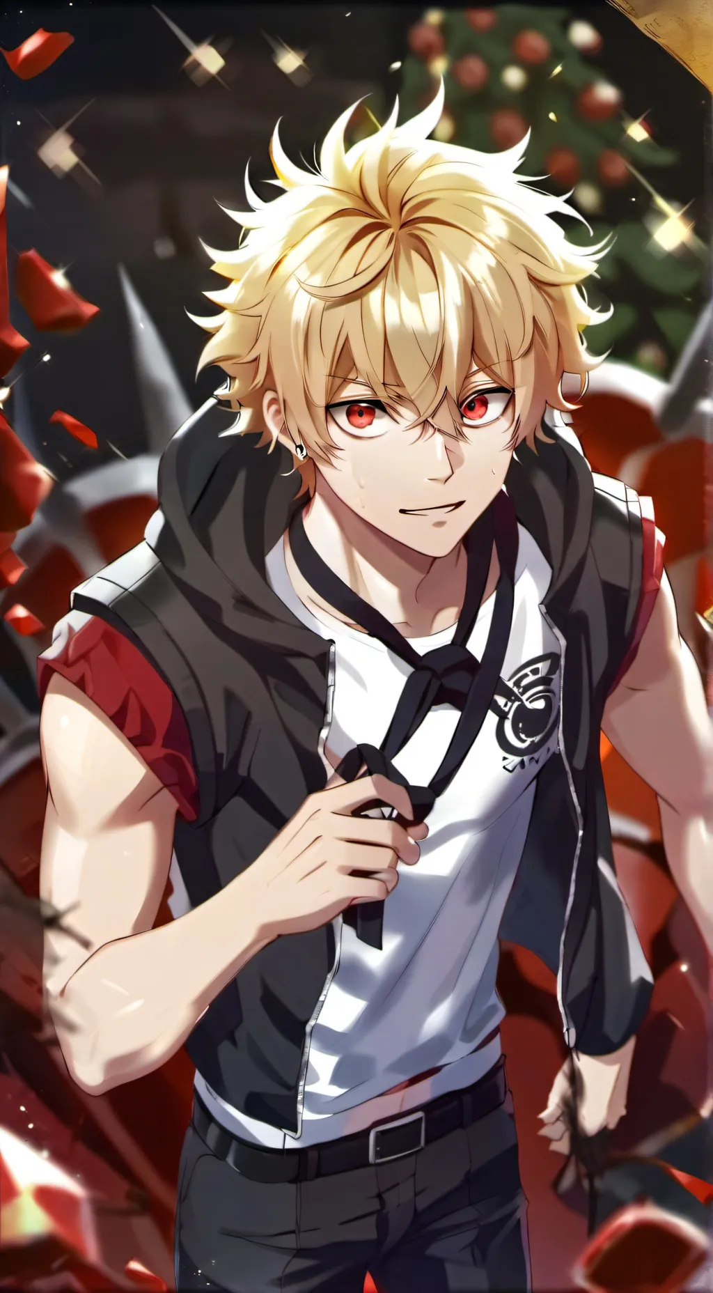 ai character: katsuki bakugo  background