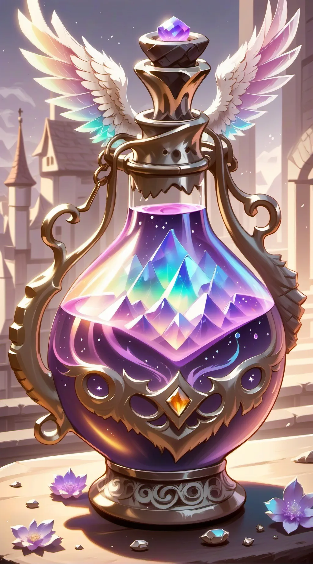 ai character: Griffin potion  background
