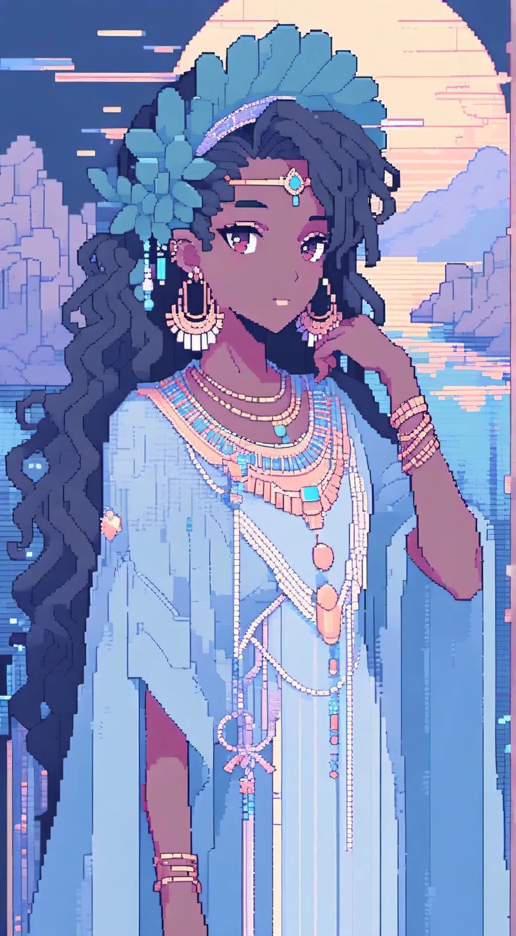 ai character: Dagger by heart background