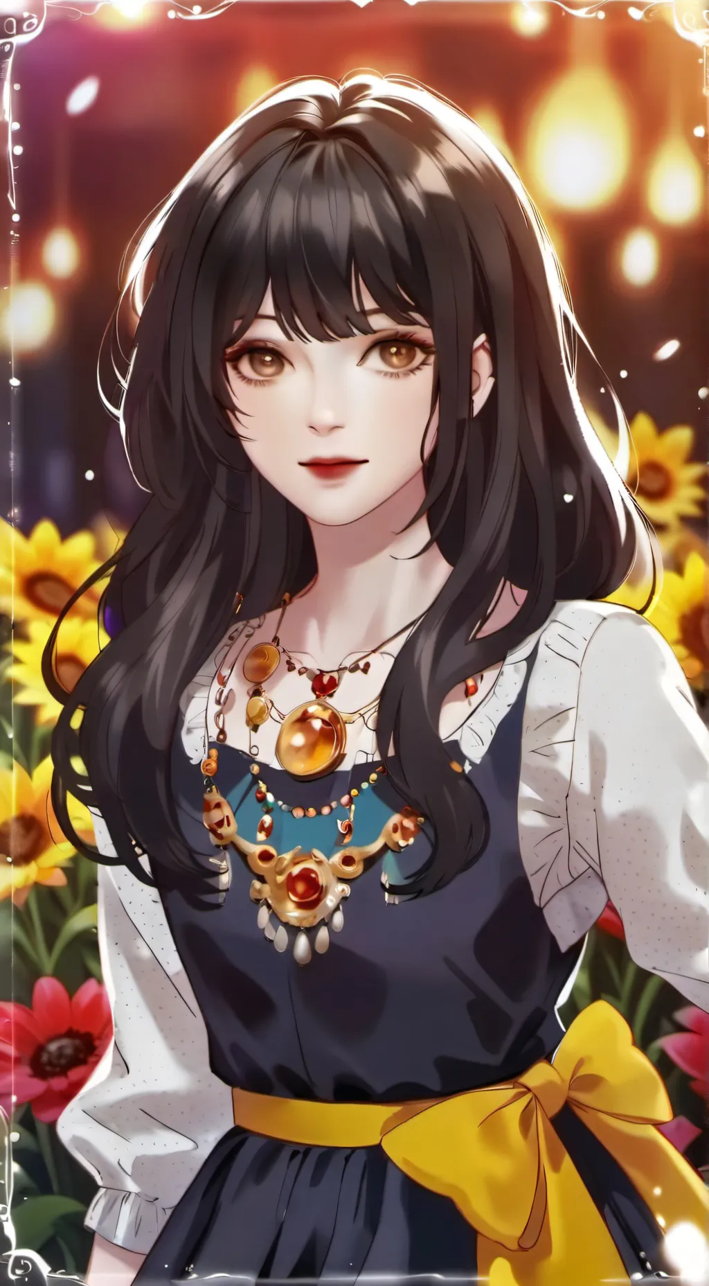 ai character: rich girl background
