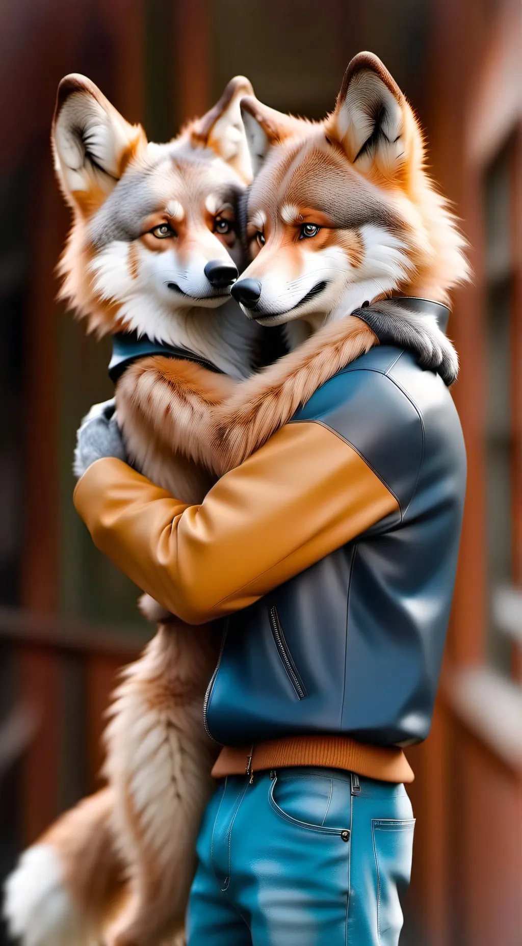 ai character: me and my pookie:3 background