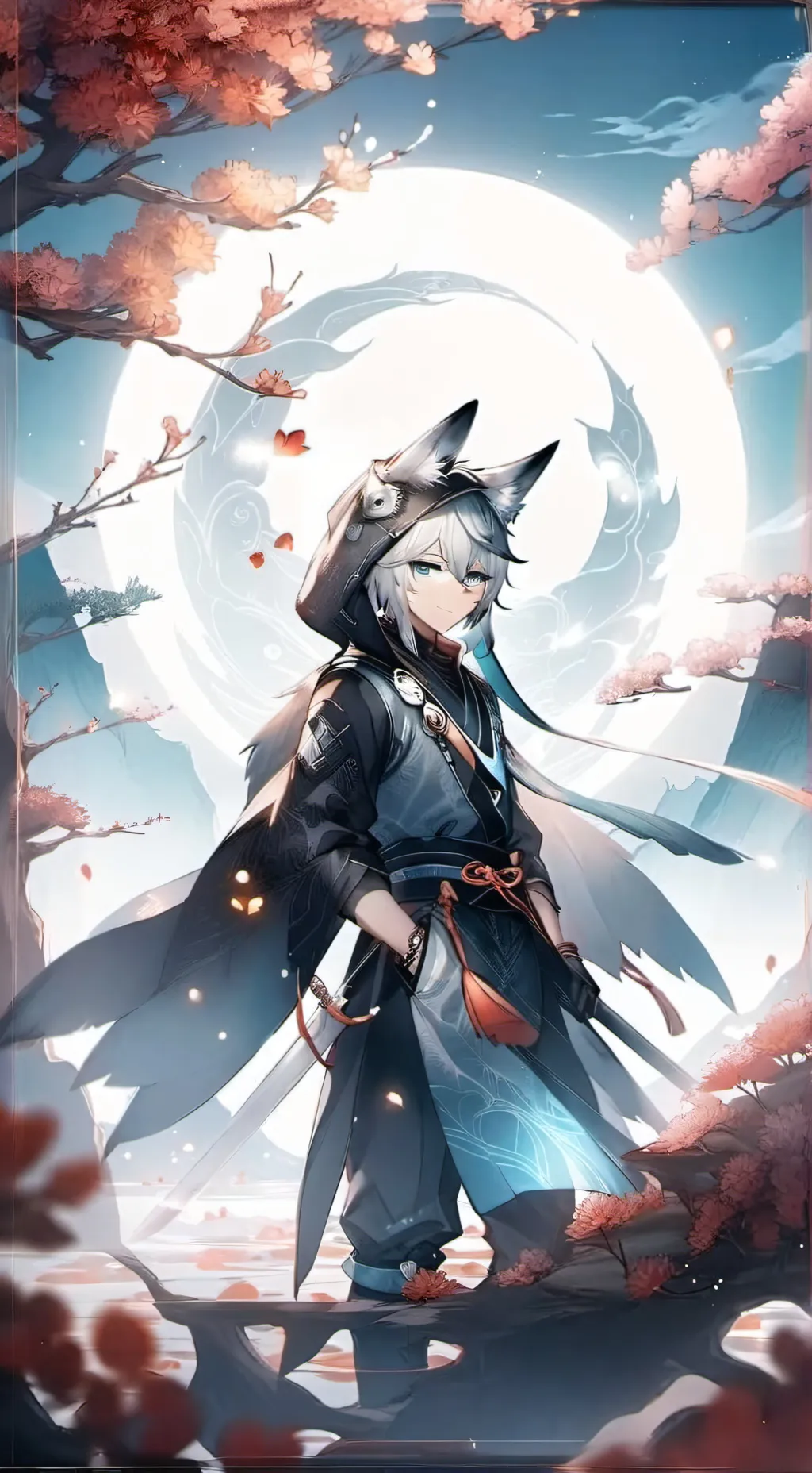 ai character: garoto kitsune (💯) background