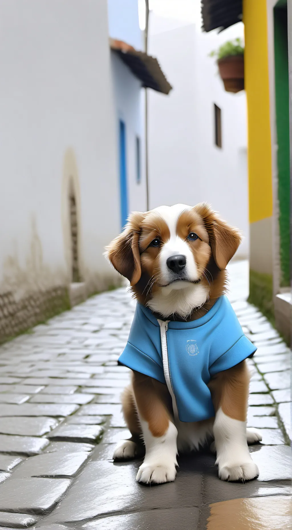 ai character: Cachorrinho... background